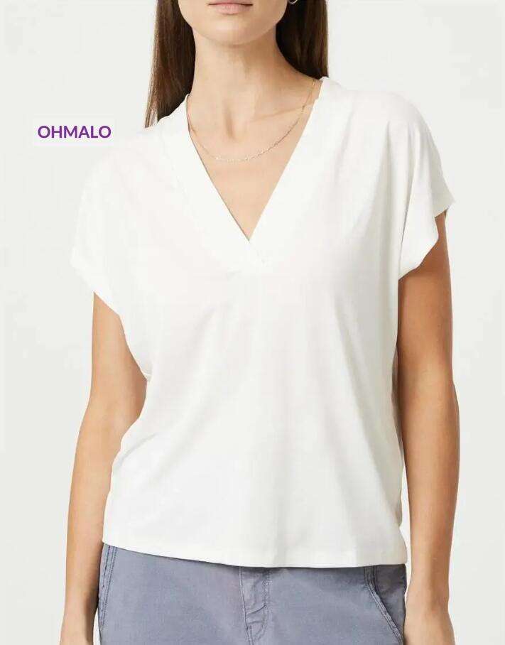 V-Neck White Shirt
