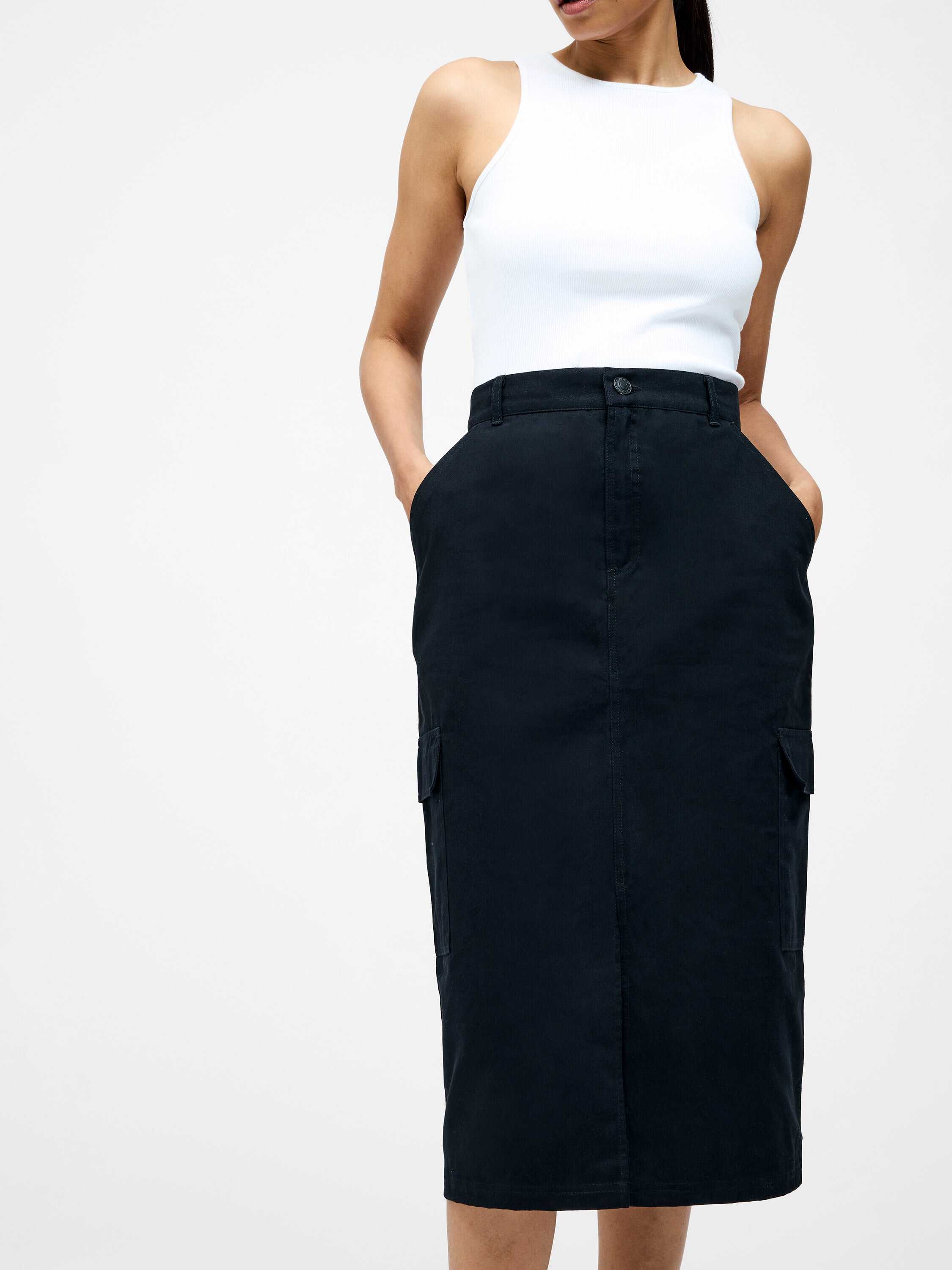 Cargo Midi Skirt