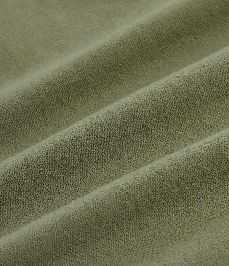 High Waisted Plicated Side Pocket Wide Leg Flowy Solid Palazzo Casual Linen-Feel Pants