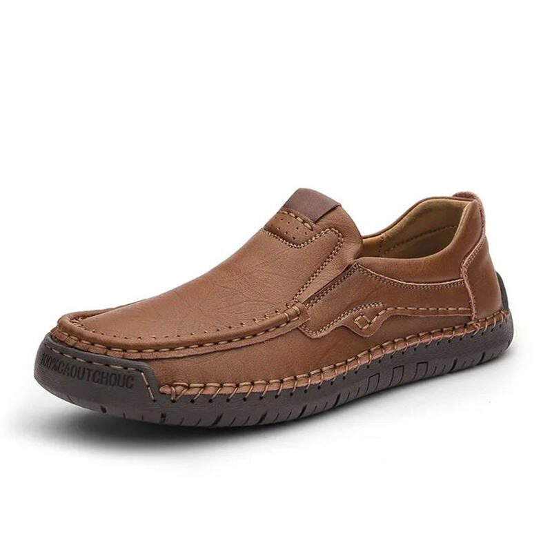 Men's Hand-Stitched Slip-On Orthopedic Leather Shoes Loafers