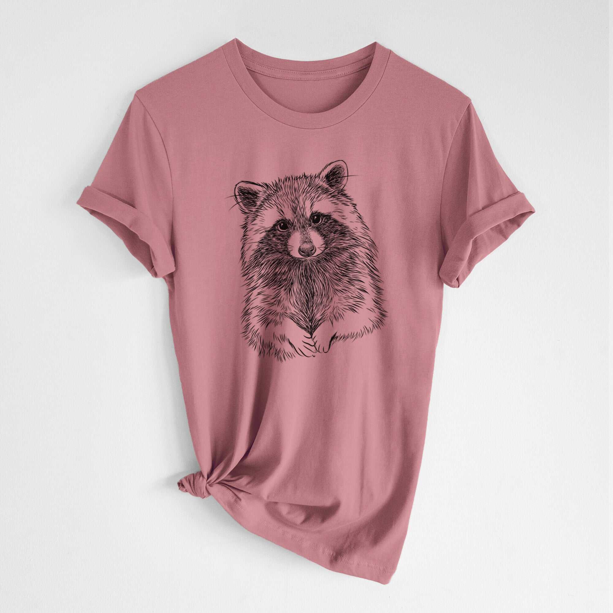 Raccoon - Procyon lotor - Lightweight 100% Cotton Unisex Crewneck