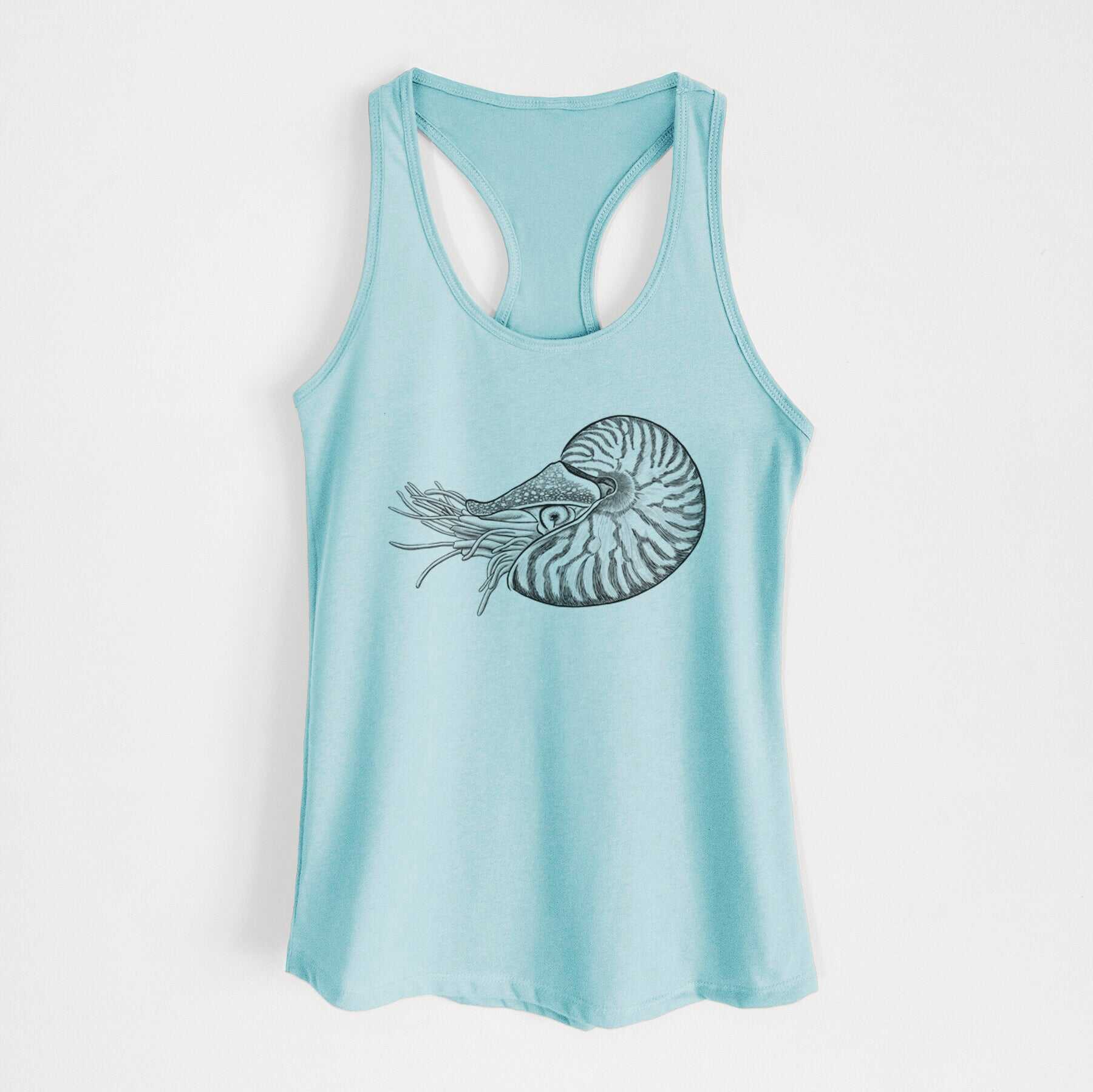 Palau Nautilus - Nautilus belauensis - Women's Racerback Tanktop