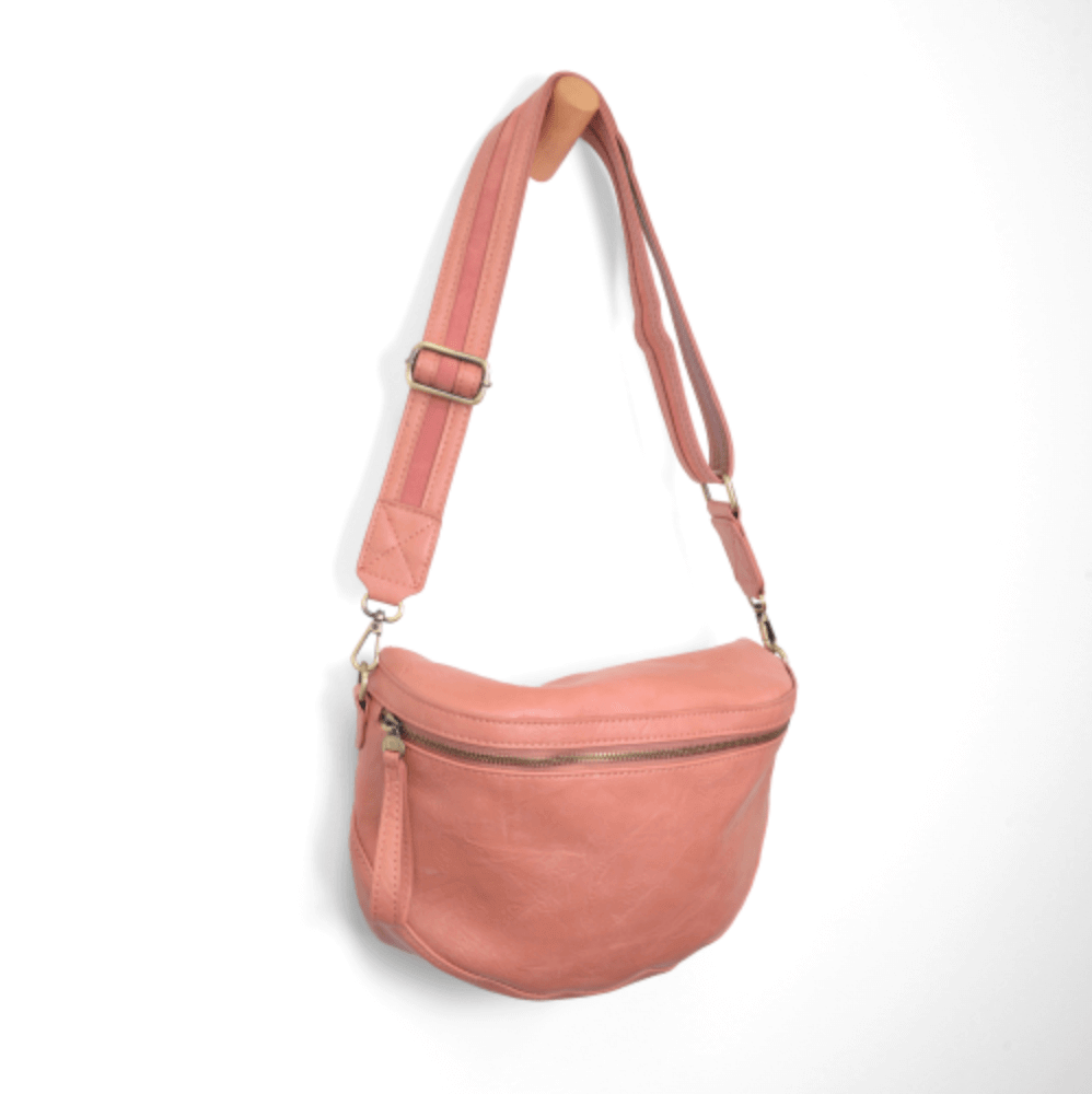 Laura Contrast Strap Sling Belt Bag