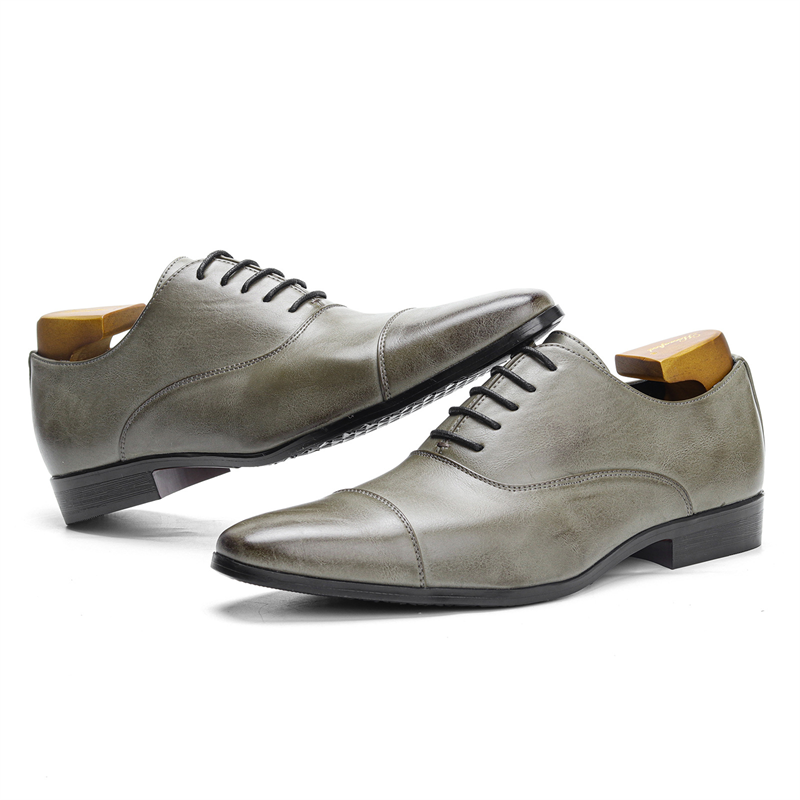 Men's Comfortable Lightweight Cap-toe Oxford Shoes