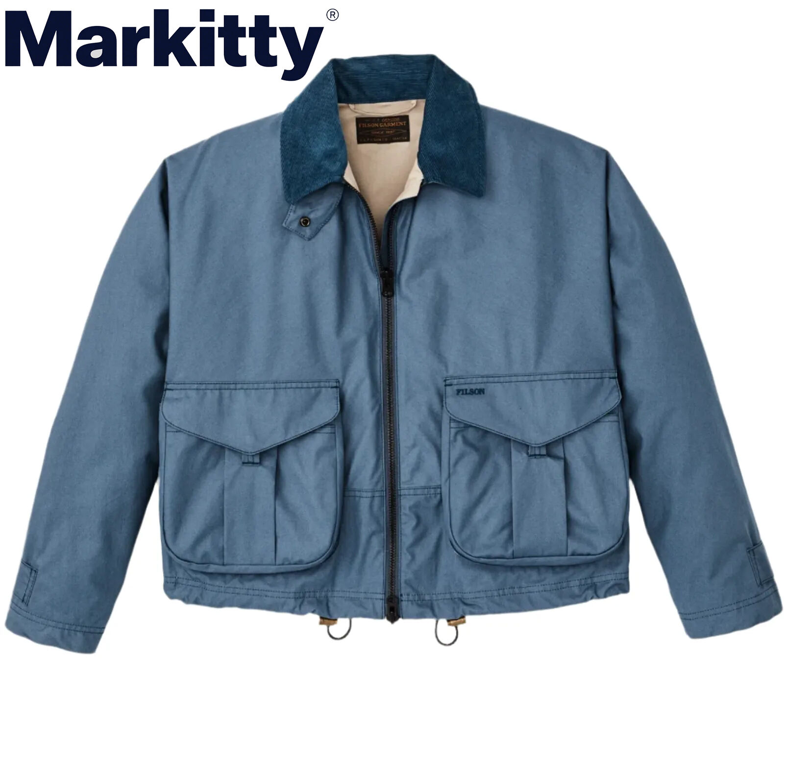 Filson Women's Aviator Short Work Jacket in Flag Blue