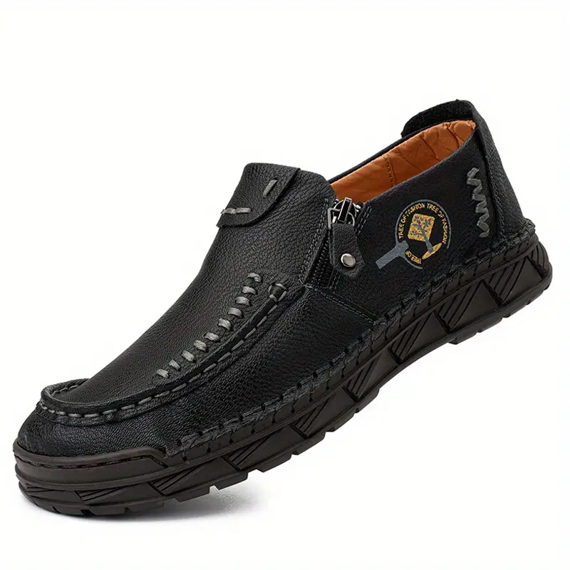 Men's Comfortable Leather Slip-on Orthopedic Shoes