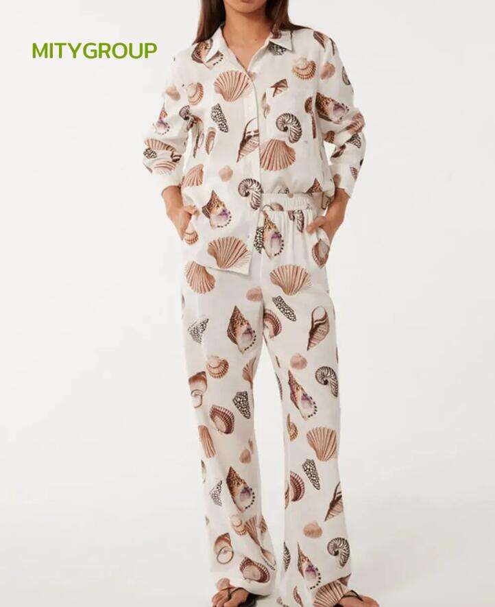 Linen Wide-Leg Pants