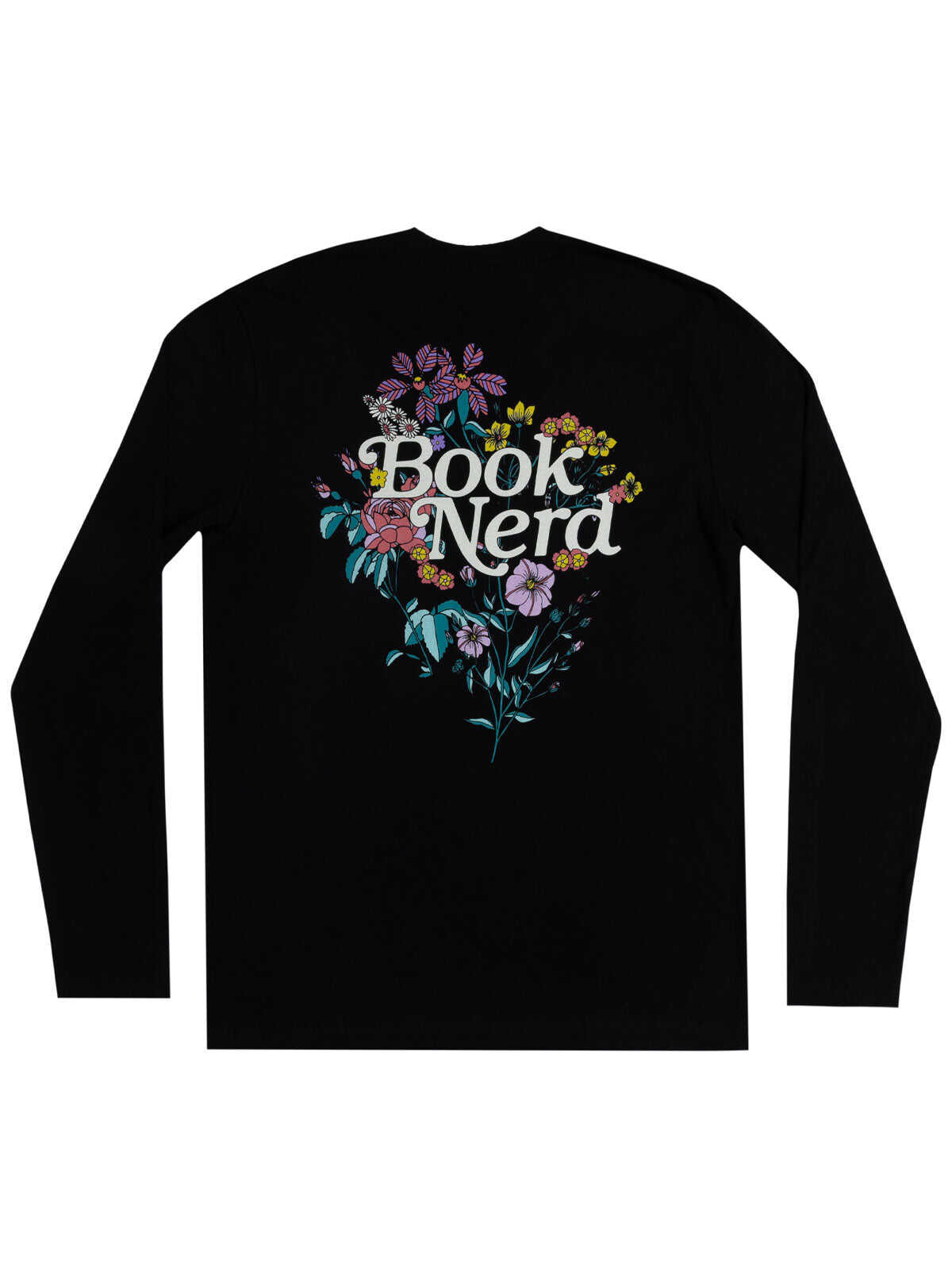 Book Nerd Floral Unisex Long Sleeve