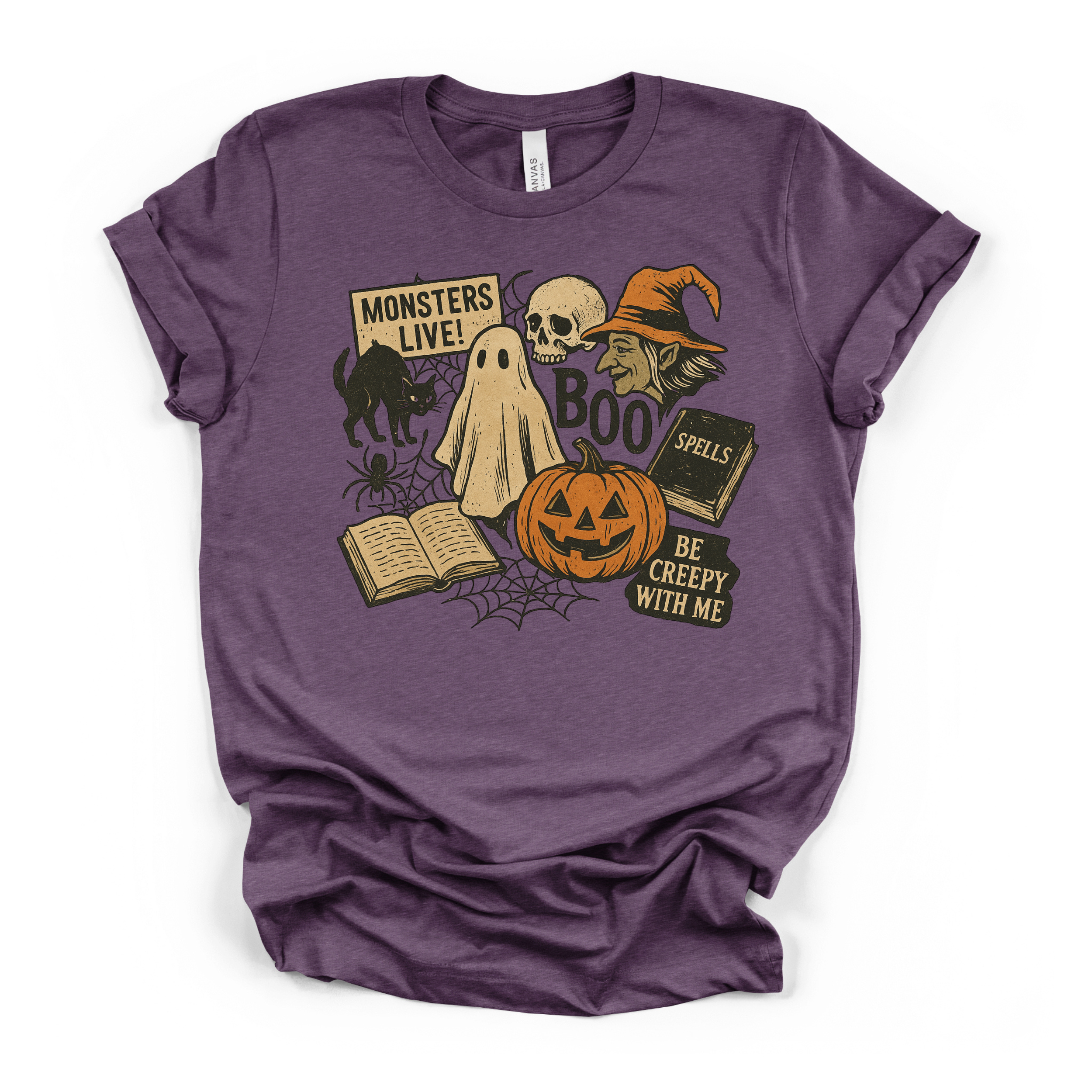 Vintage Halloween Collage T Shirt