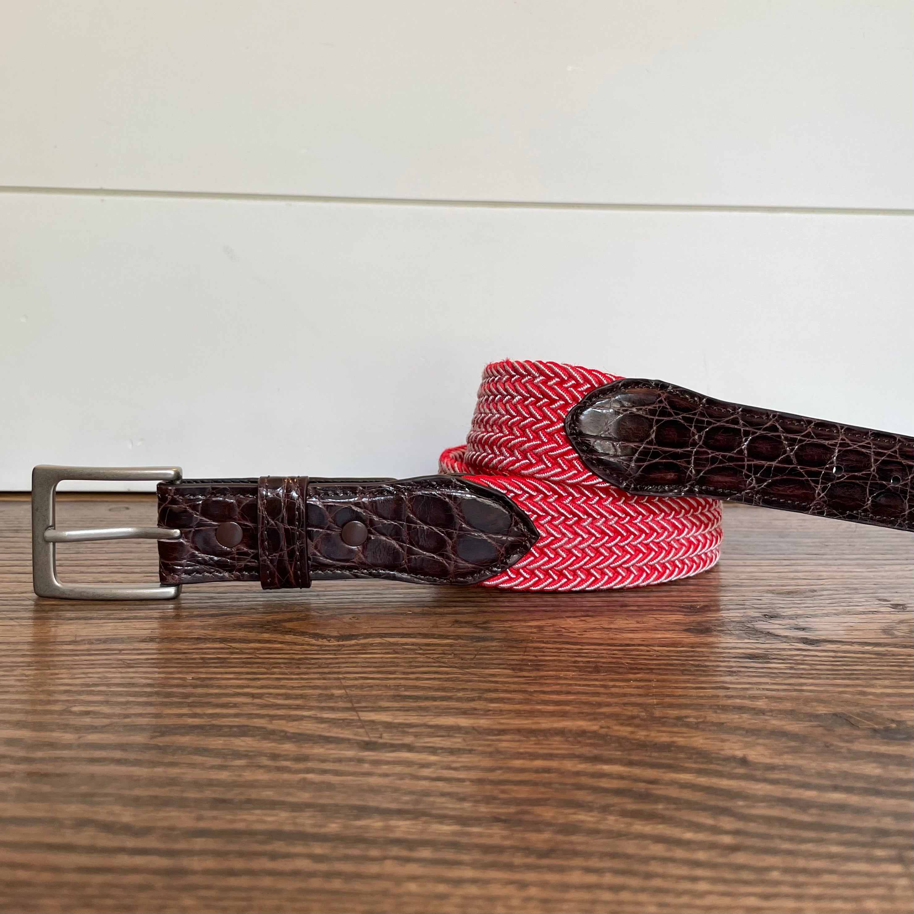 The Stretch Belt, Red & White