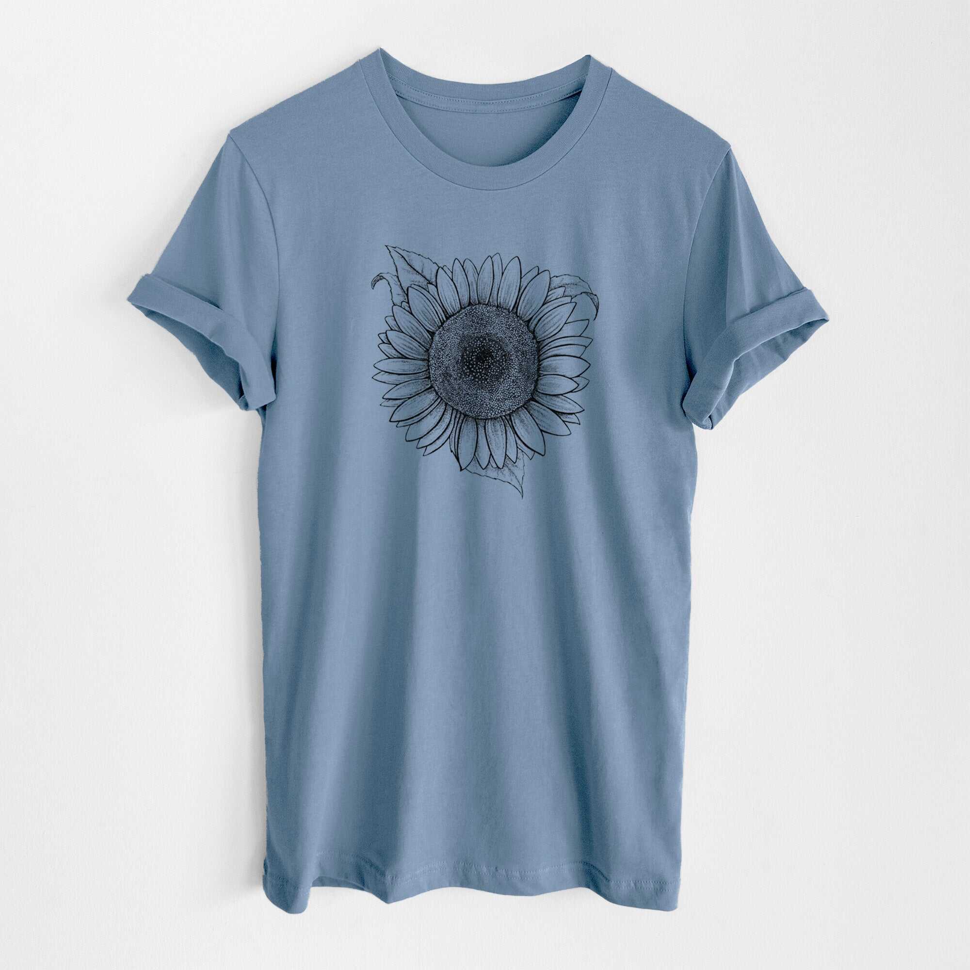 Lemon Queen Sunflower - Helianthus Annuus - Lightweight 100% Cotton Unisex Crewneck