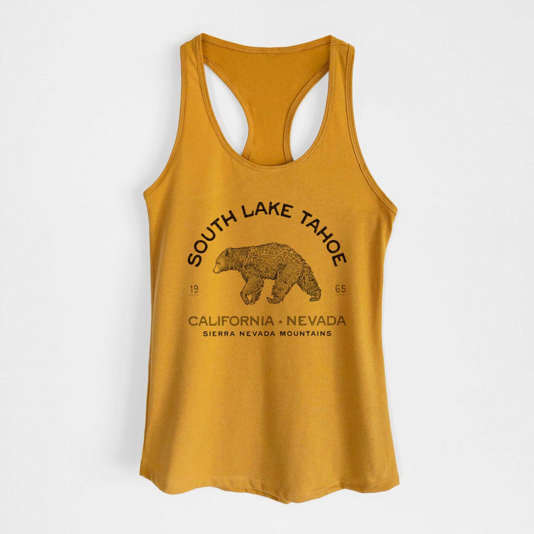 South Lake Tahoe Black Bear - Women's Racerback Tanktop