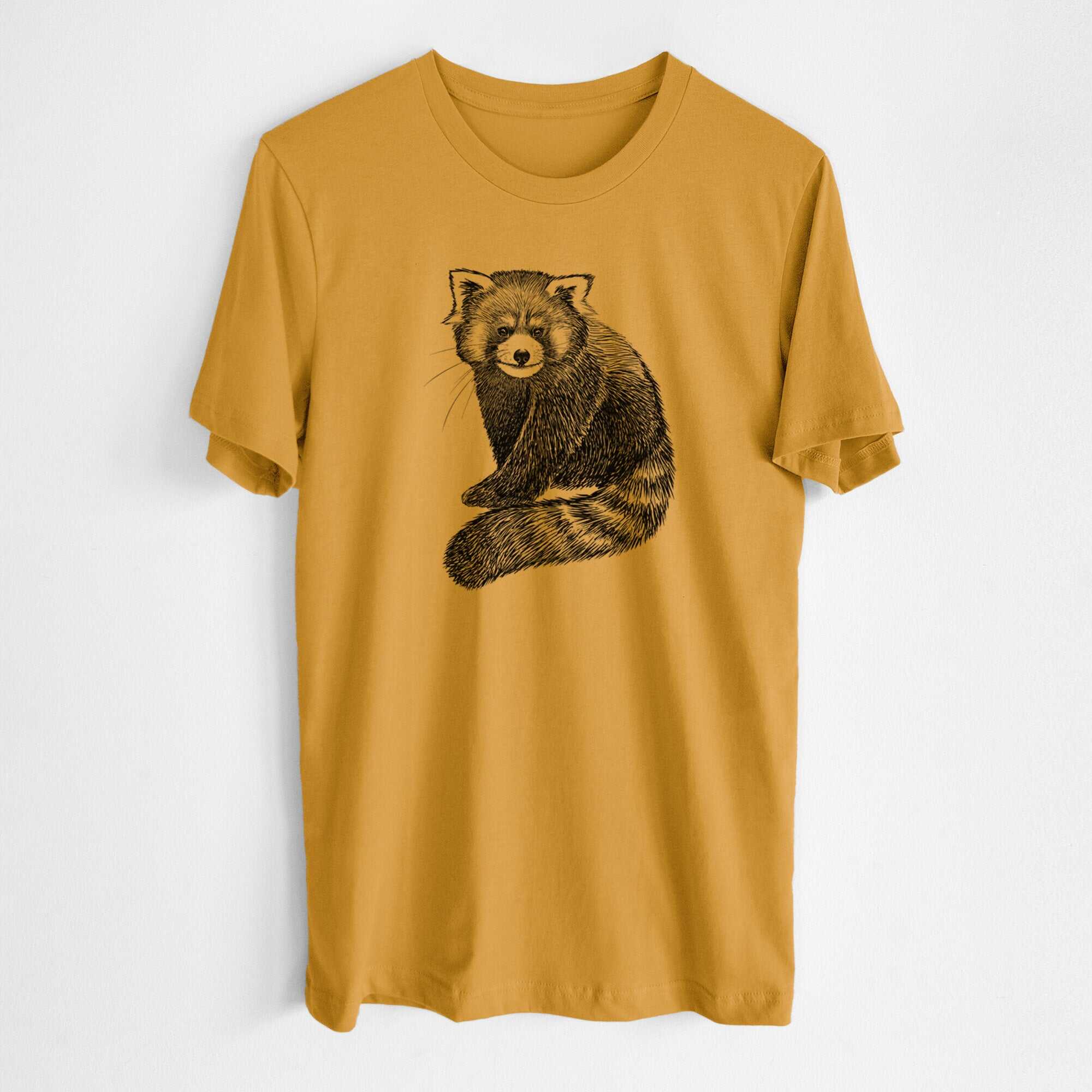 Red Panda - Ailurus fulgens styani - Lightweight 100% Cotton Unisex Crewneck