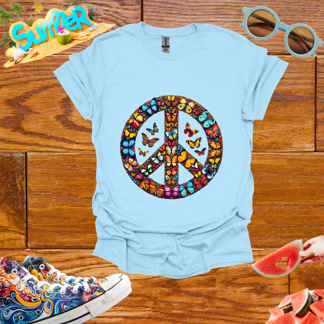 ZCKBDButterfly Peace T-Shirt