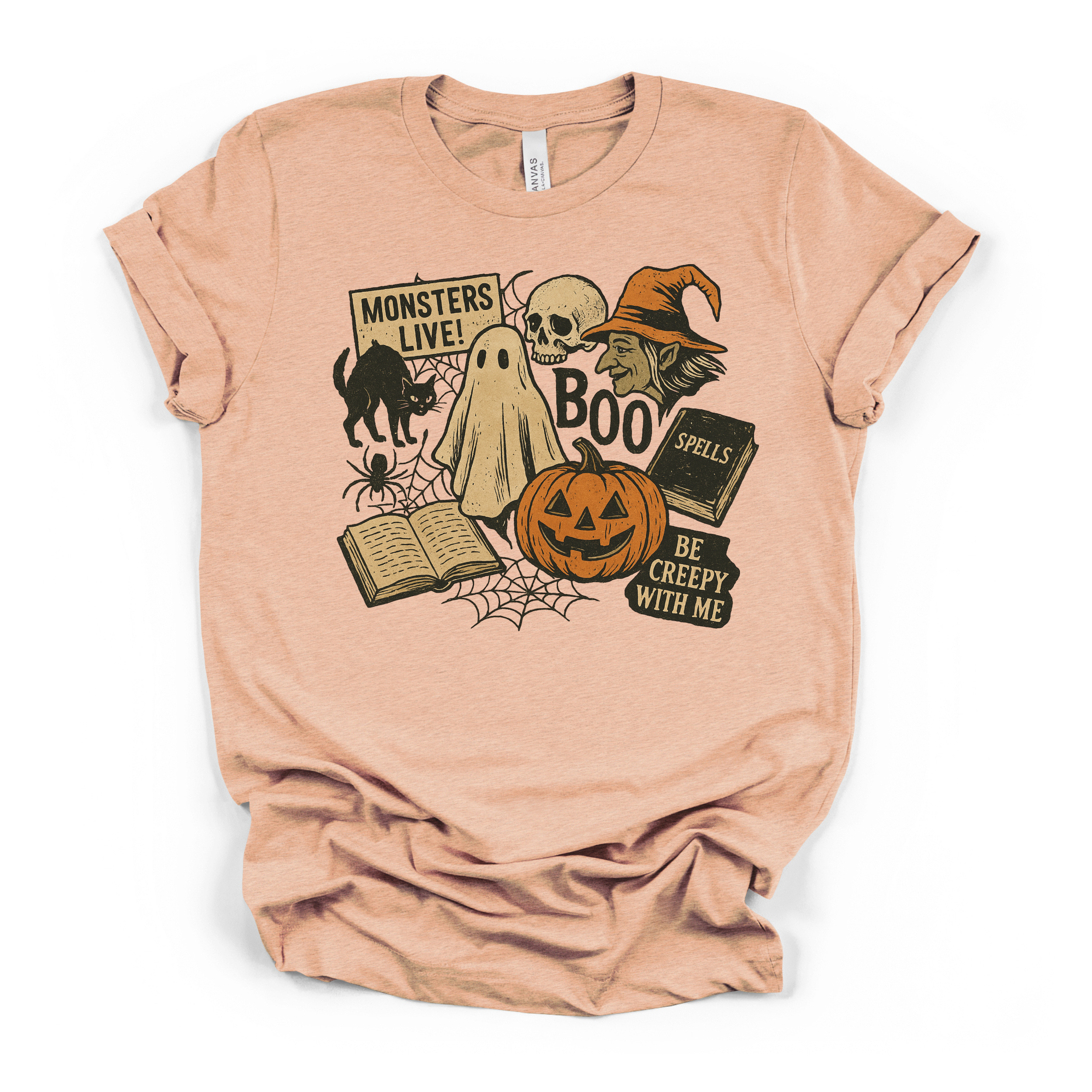Vintage Halloween Collage T Shirt