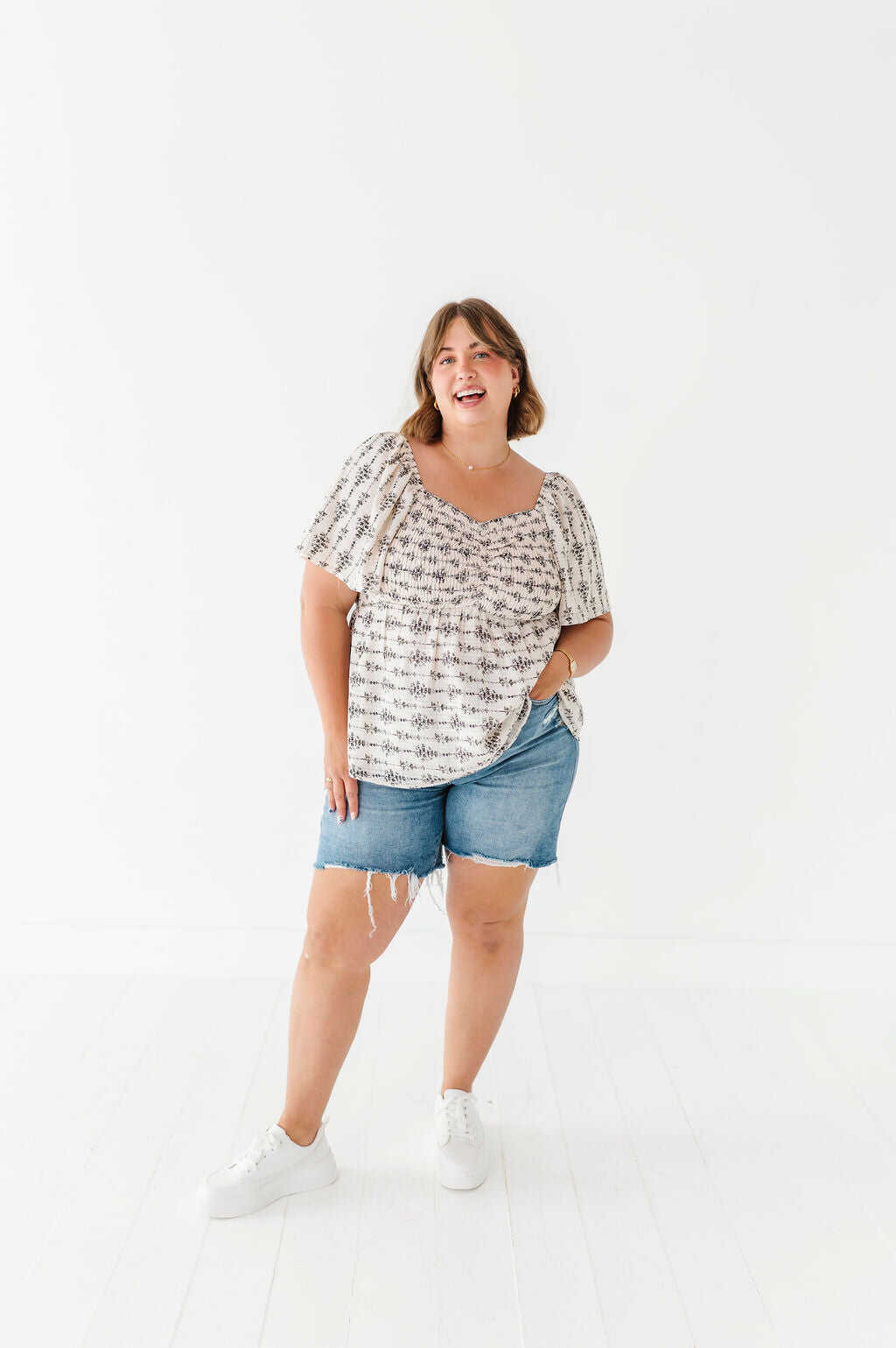 Vanessa Smocked Top