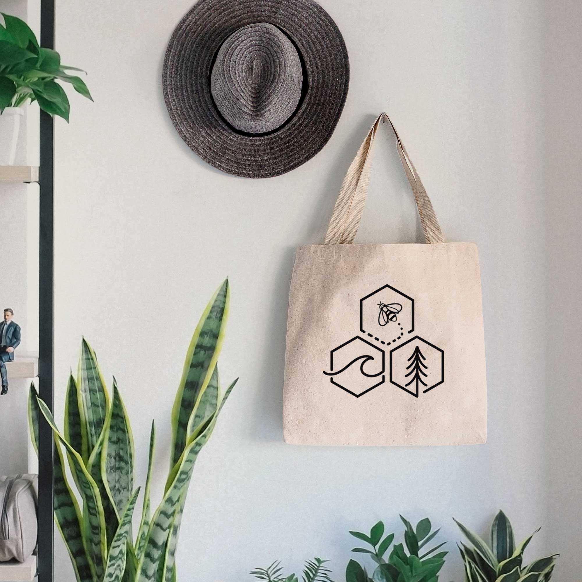 Bee-Sea-Tree Triptych - Tote Bag