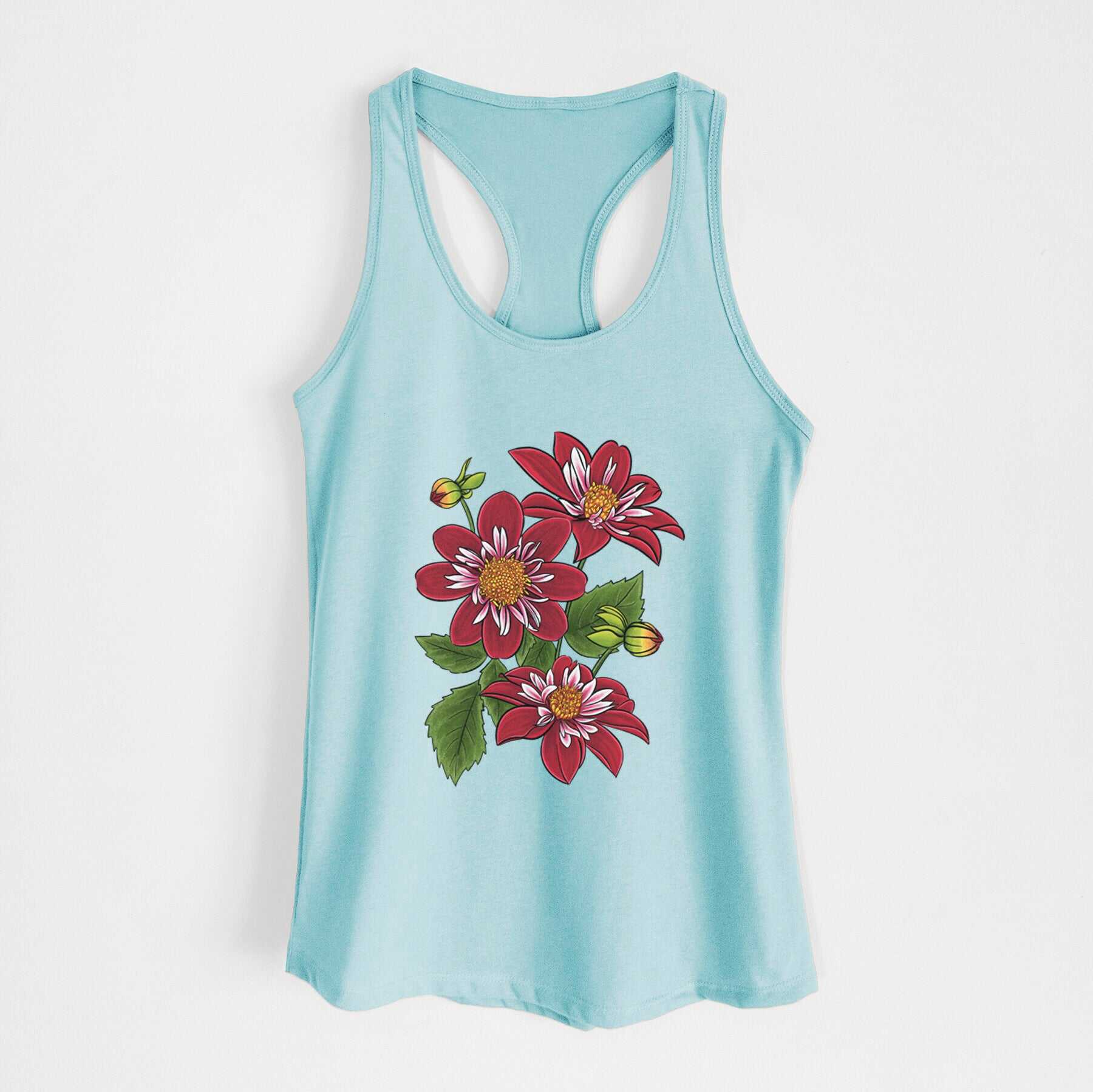 Dahlia Collarette - Night Butterfly - Women's Racerback Tanktop