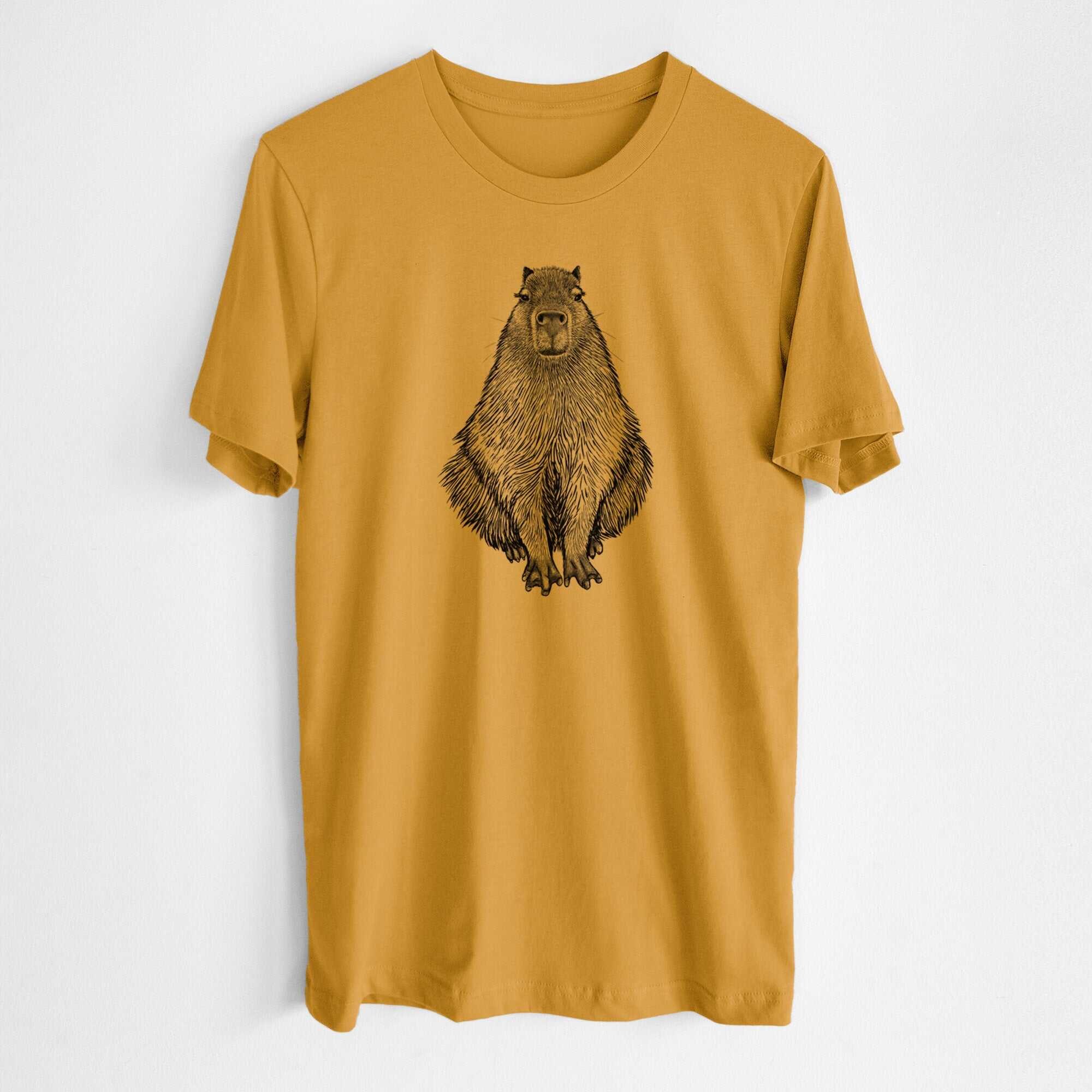 Capybara - Hydrochoerus hydrochaeris - Lightweight 100% Cotton Unisex Crewneck