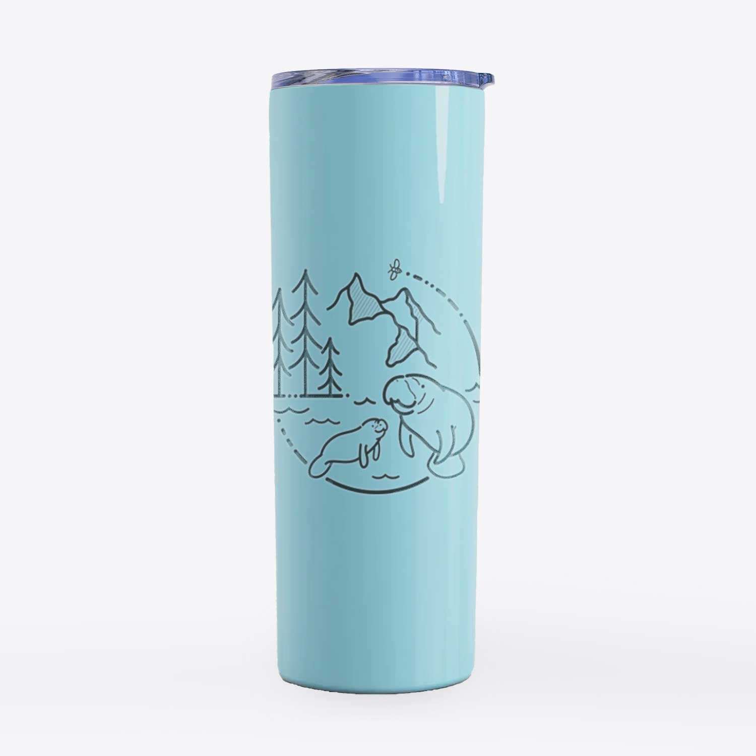 It's All Connected - Manatee - 20oz Skinny Tumbler