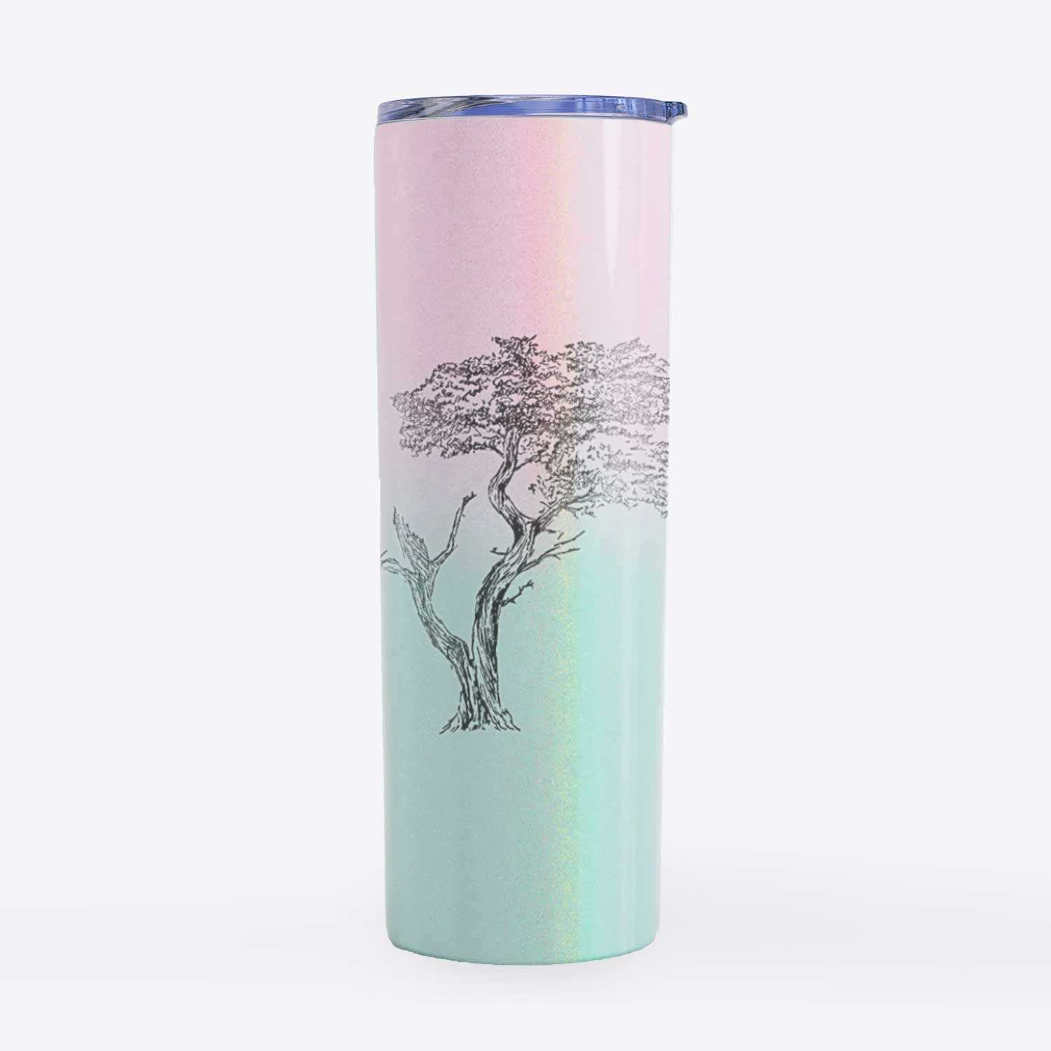 The Lone Cypress - Cupressus Macrocarpa - Monterey Cypress - 20oz Skinny Tumbler
