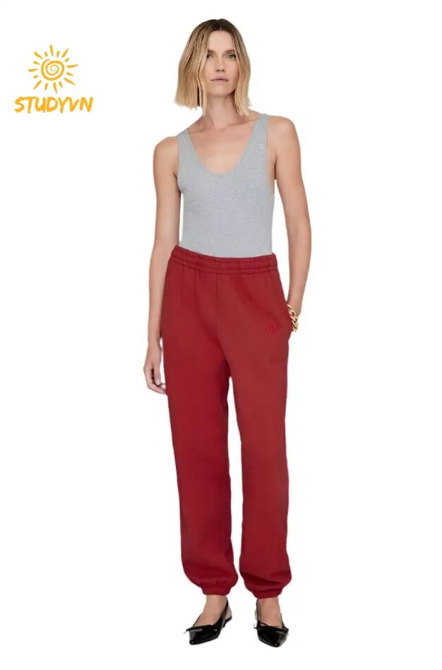 Studyvn Karter Jogger in Washed Red