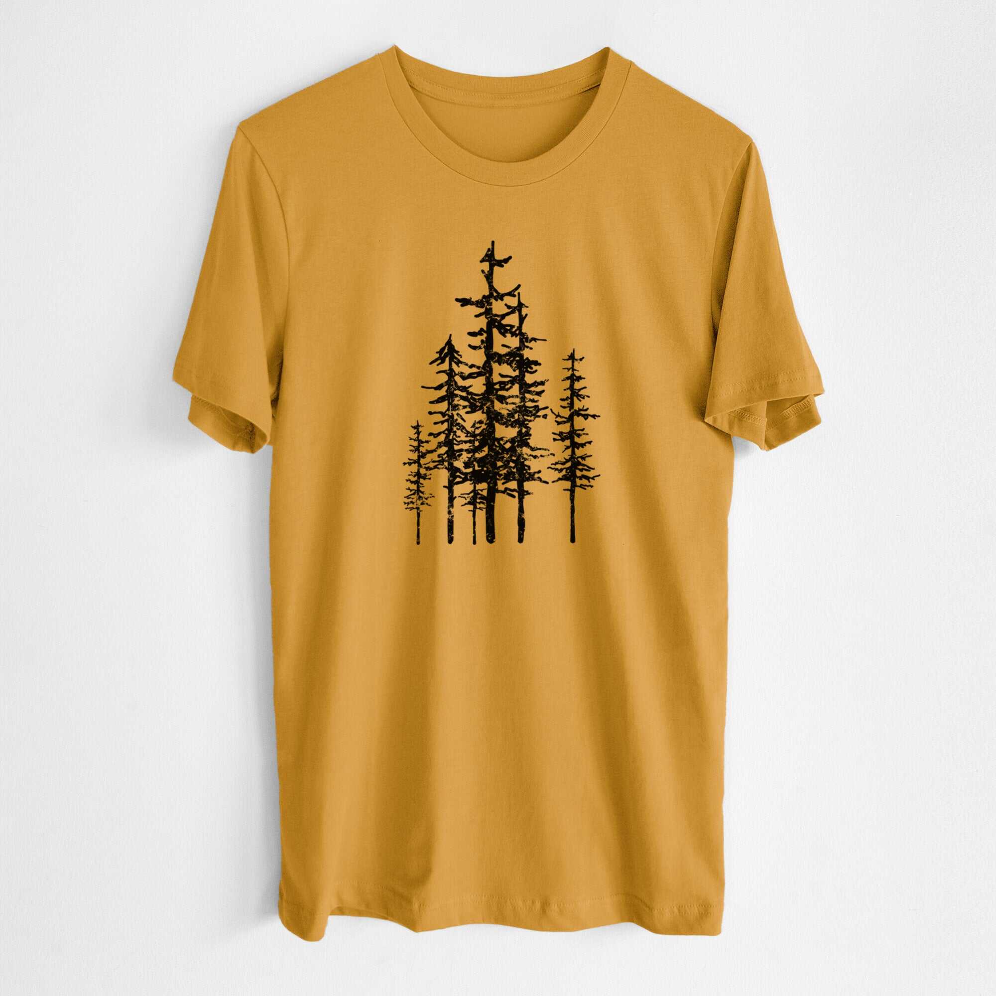 Evergreen Trees - Lightweight 100% Cotton Unisex Crewneck