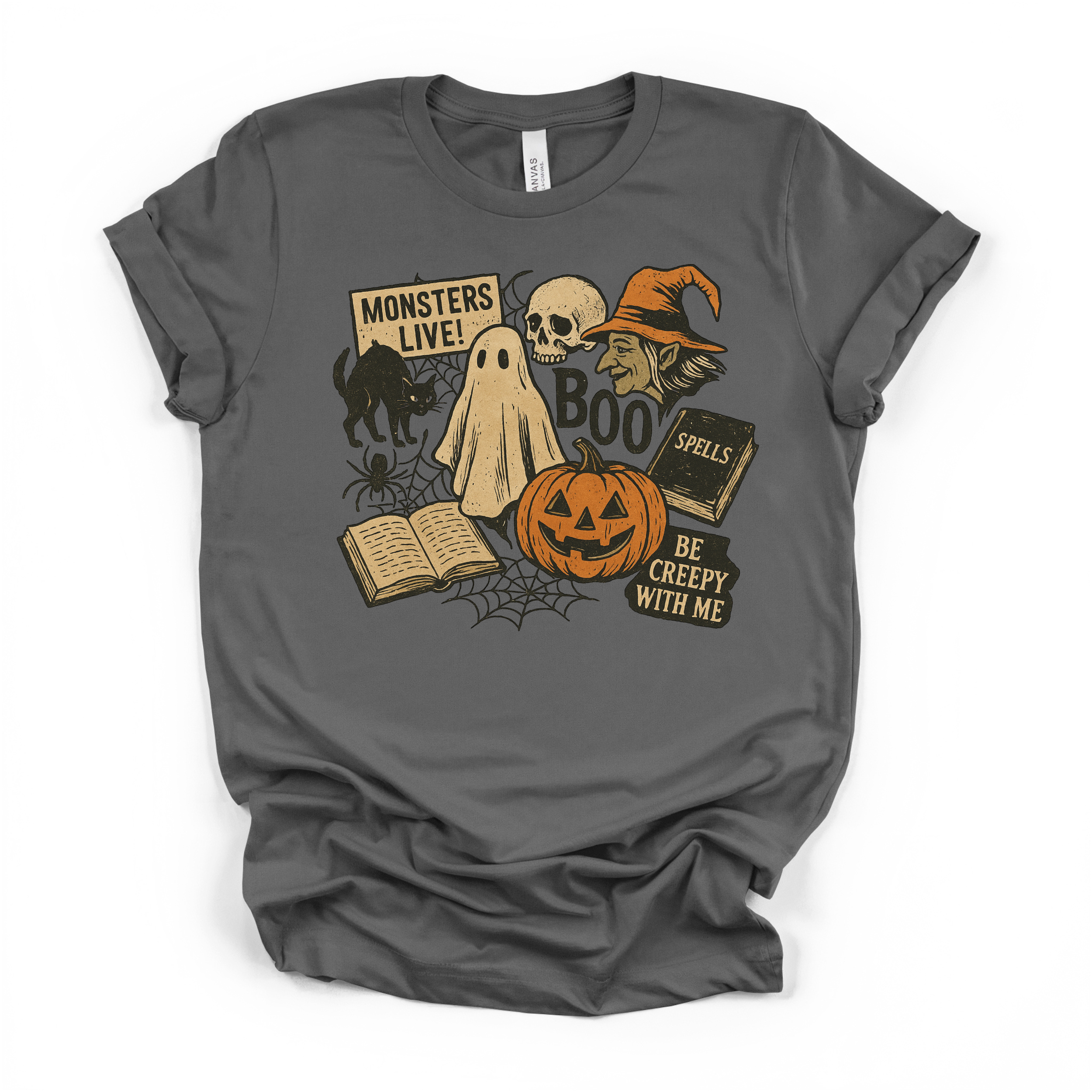 Vintage Halloween Collage T Shirt