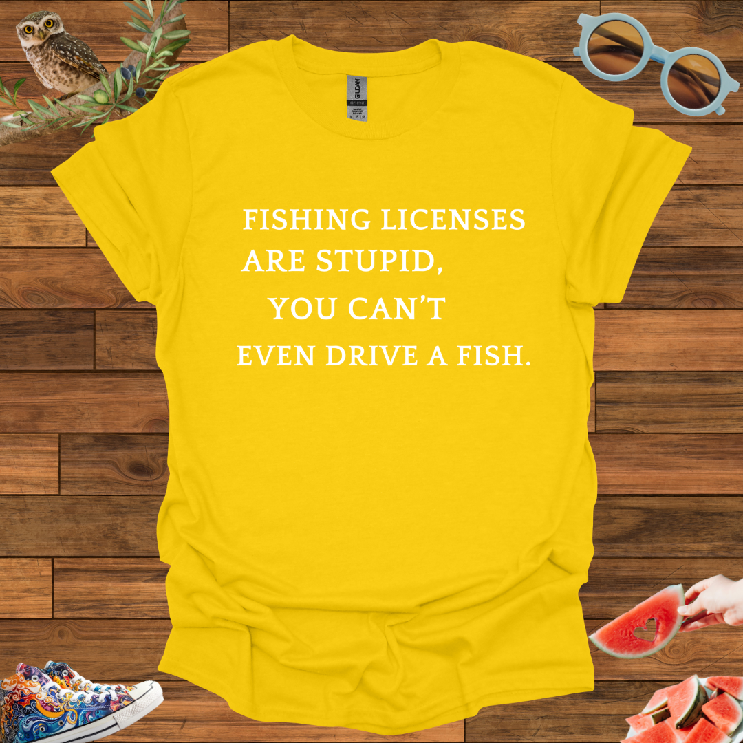 ZCKBDFishing Licenses T-Shirt