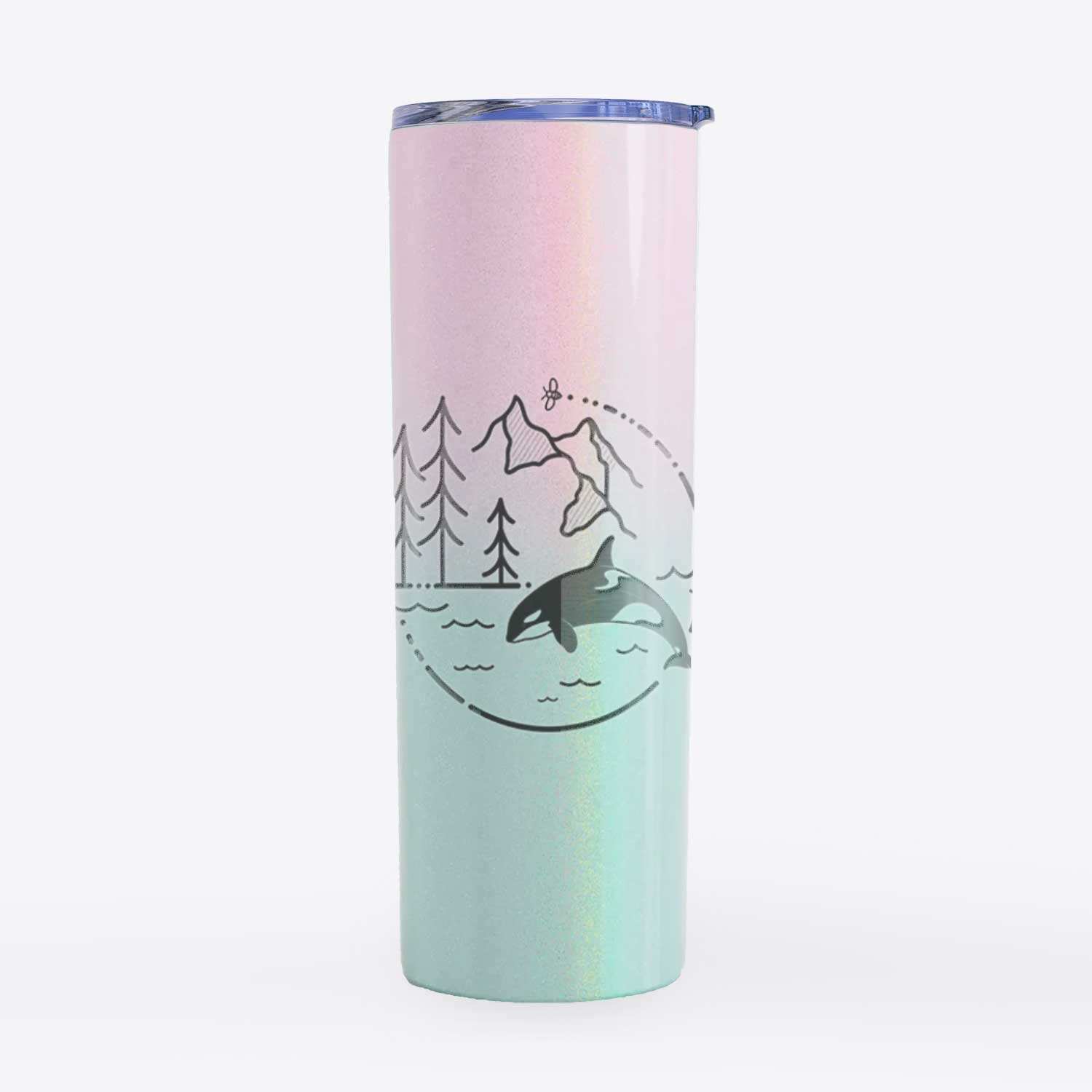 It's All Connected - Orca - 20oz Skinny Tumbler