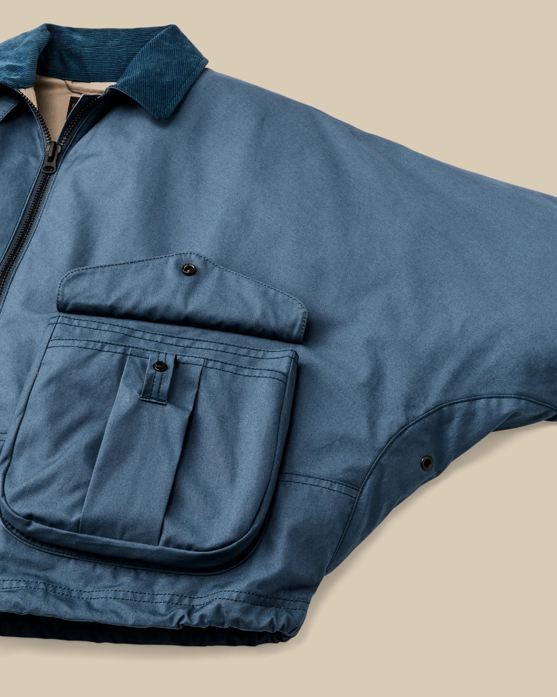 Filson Women's Aviator Short Work Jacket in Flag Blue