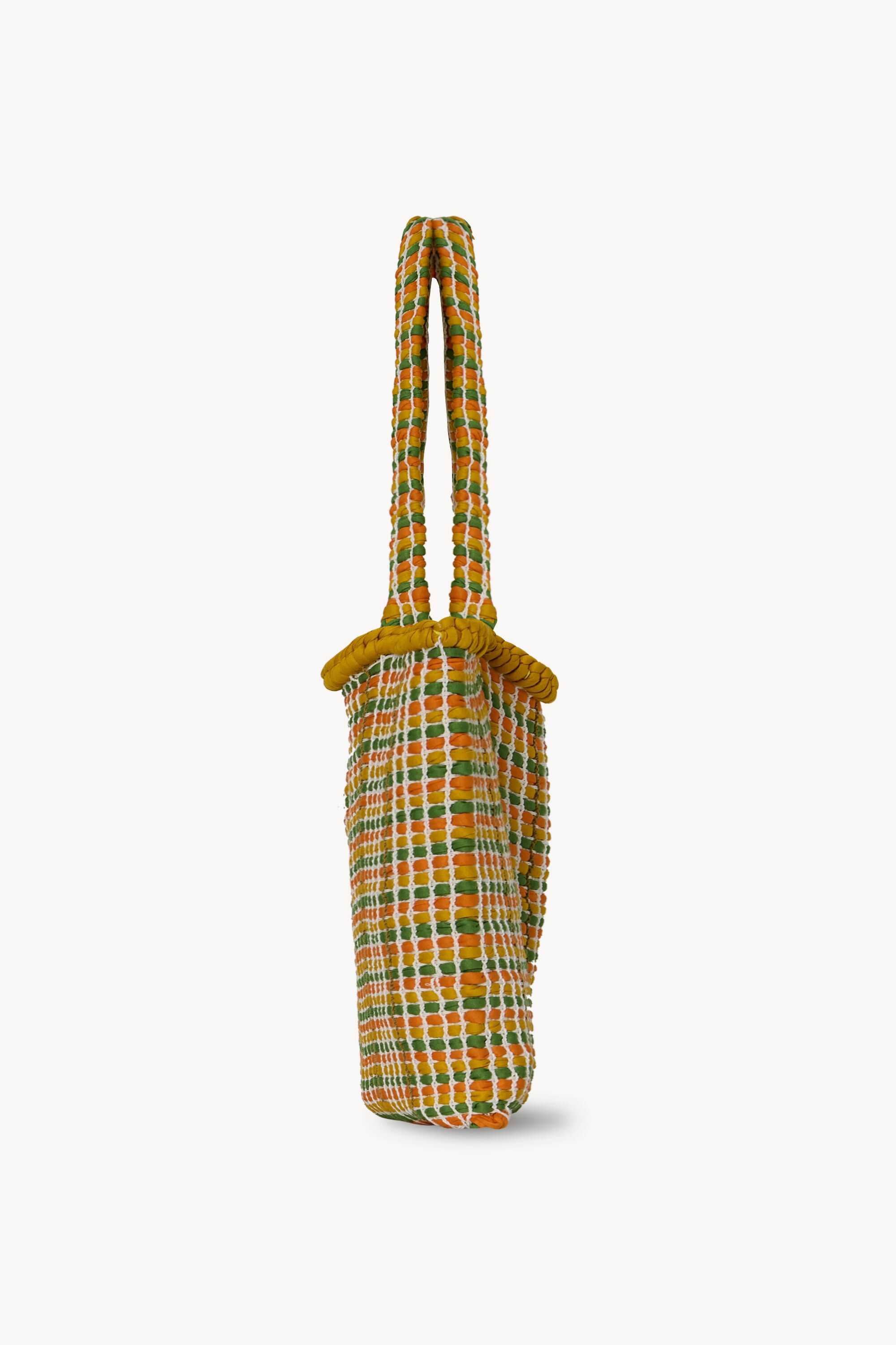 Haley Woven Tote Bag in Viscose