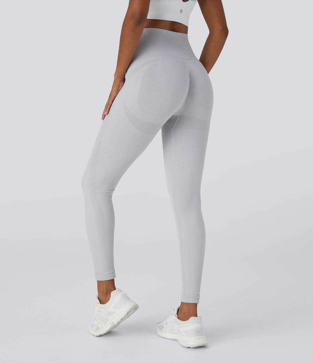 Seamless Flow High Waisted Ruched 7/8 Yoga Leggings