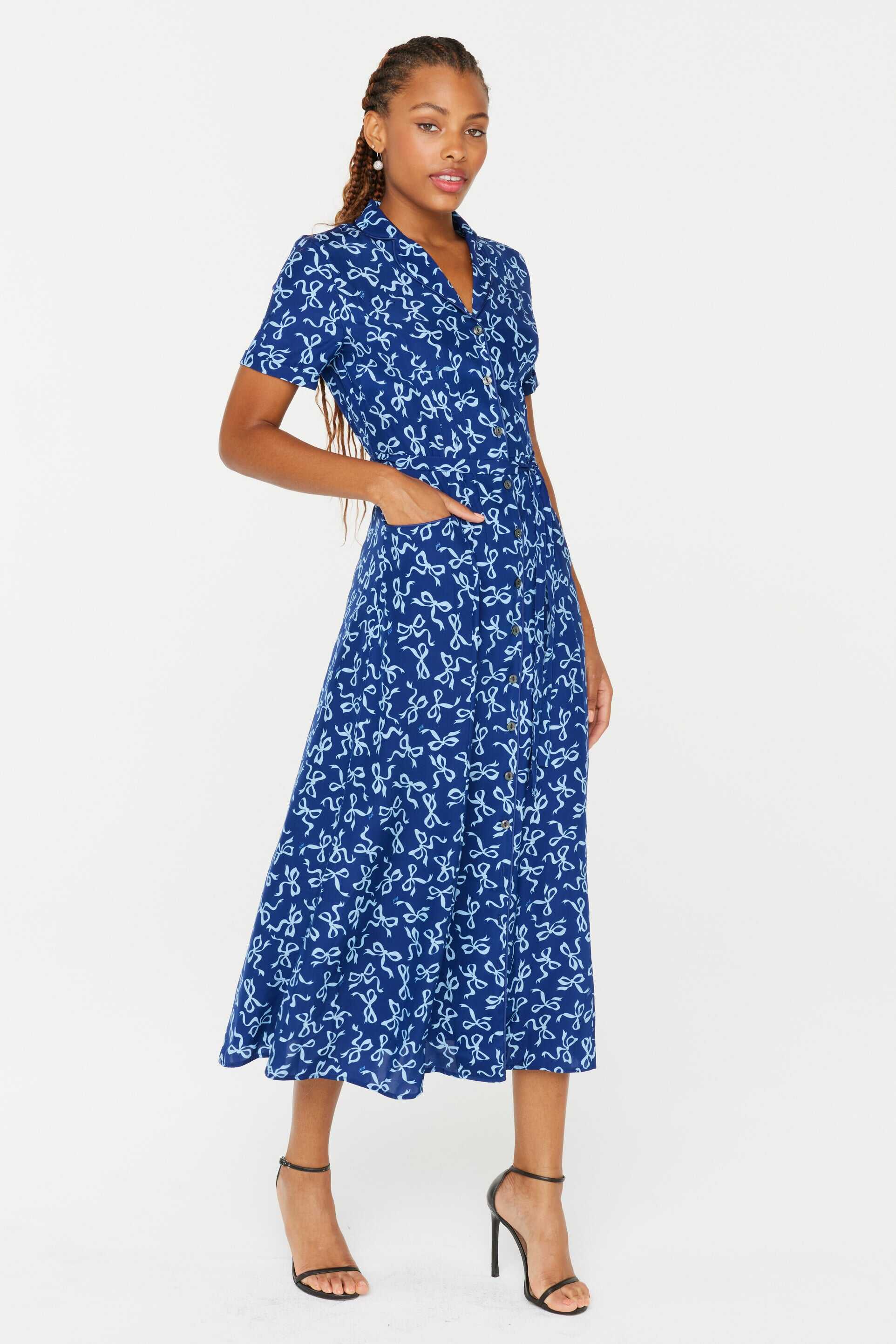 Silk Long Maria Dress