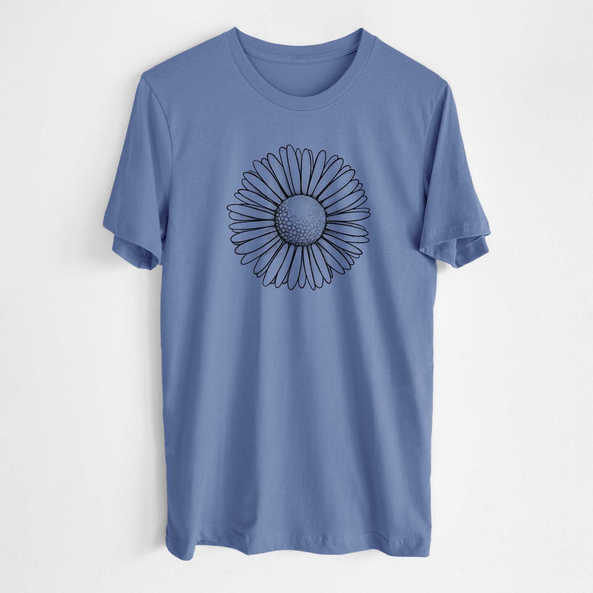 Bellis perennis - The Common Daisy - Lightweight 100% Cotton Unisex Crewneck