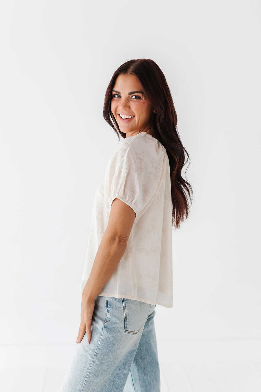 Nora Button Up - Size 3XL Left