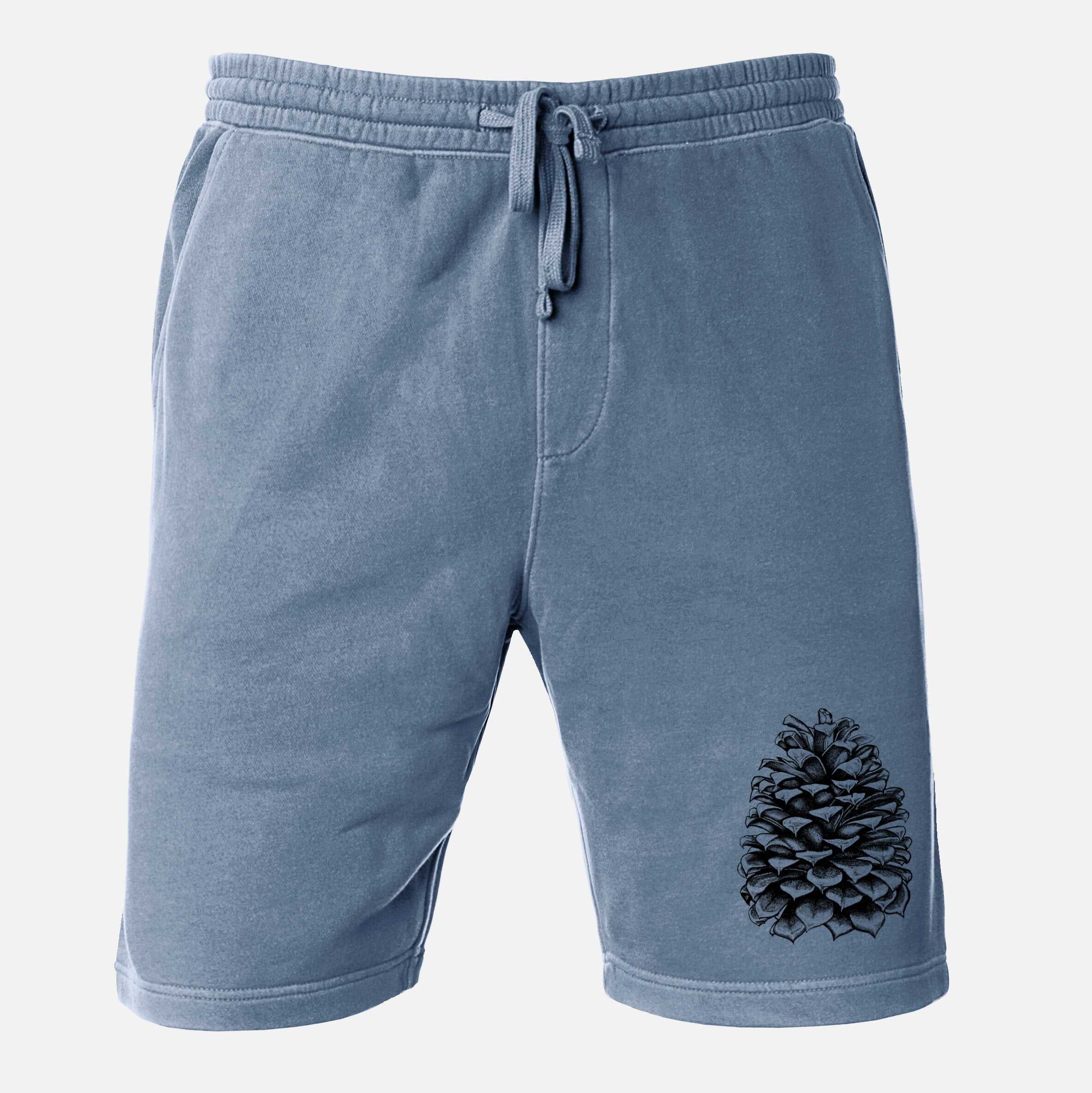 Pinus Jeffreyi - Jeffrey Pine Cone - Unisex Pigment Dyed Shorts