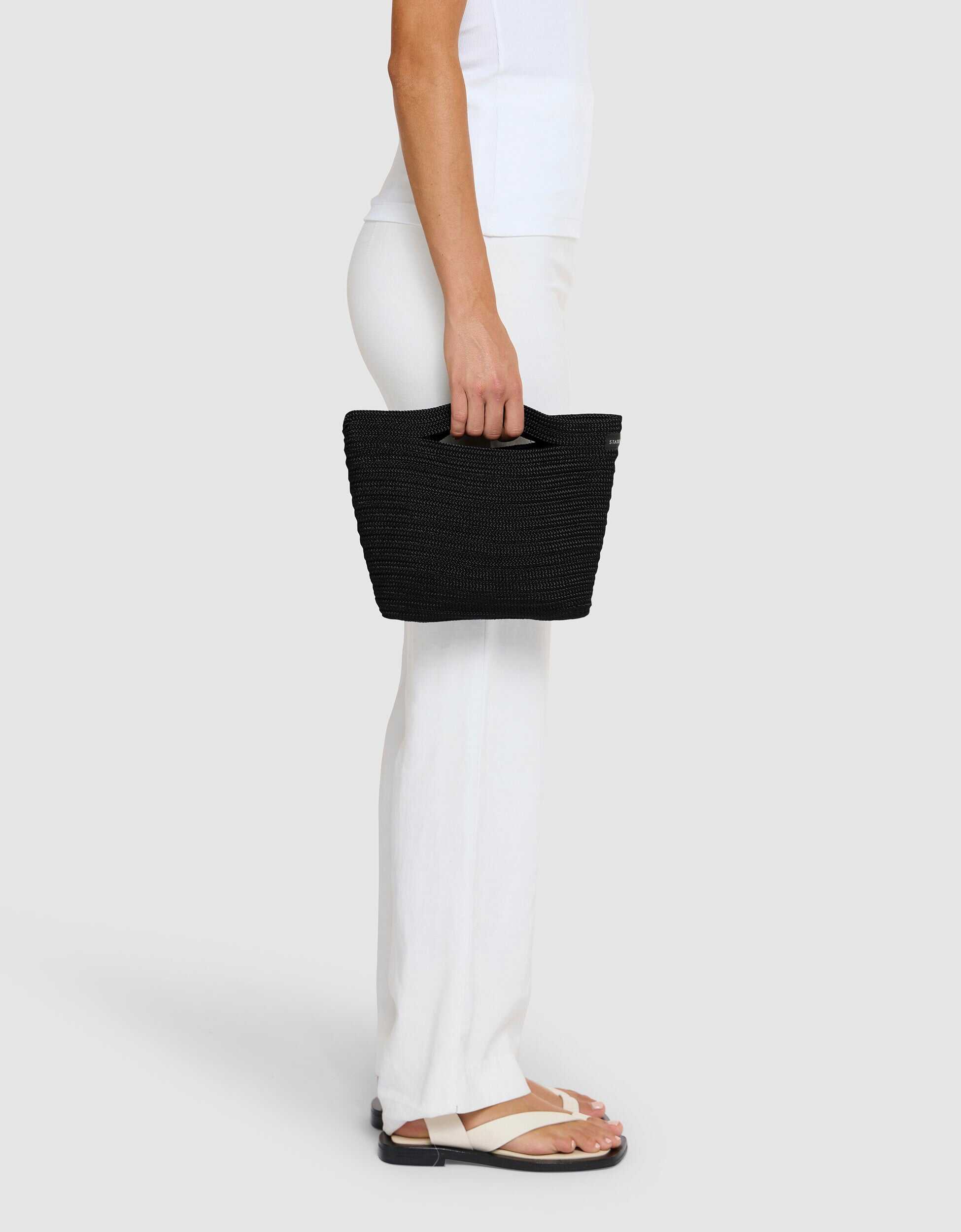 Adrift clutch large in black