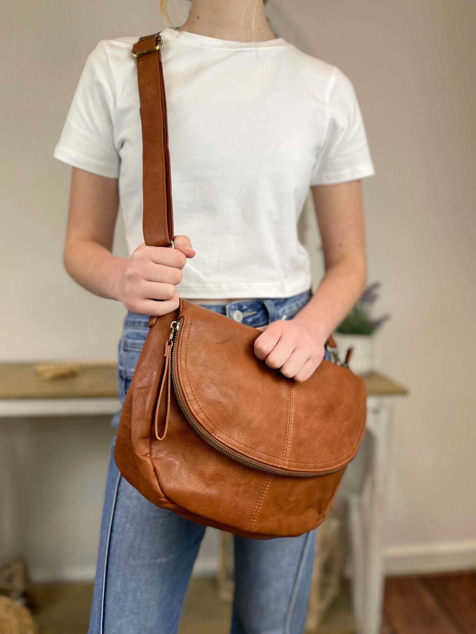 Selma Saddle Crossbody Bag