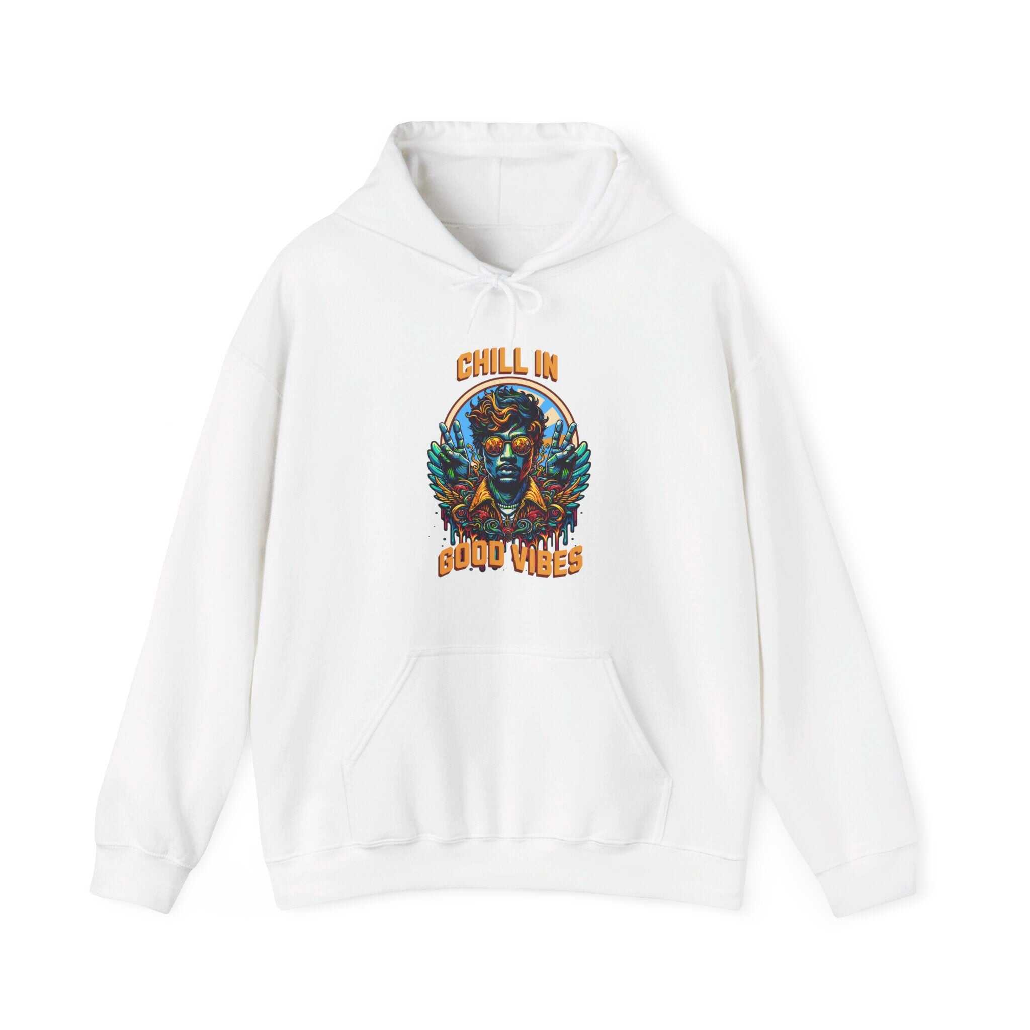 ZCKBDChill in good Vibes. Unisex Heavy Blend™ Hooded Sweatshirt