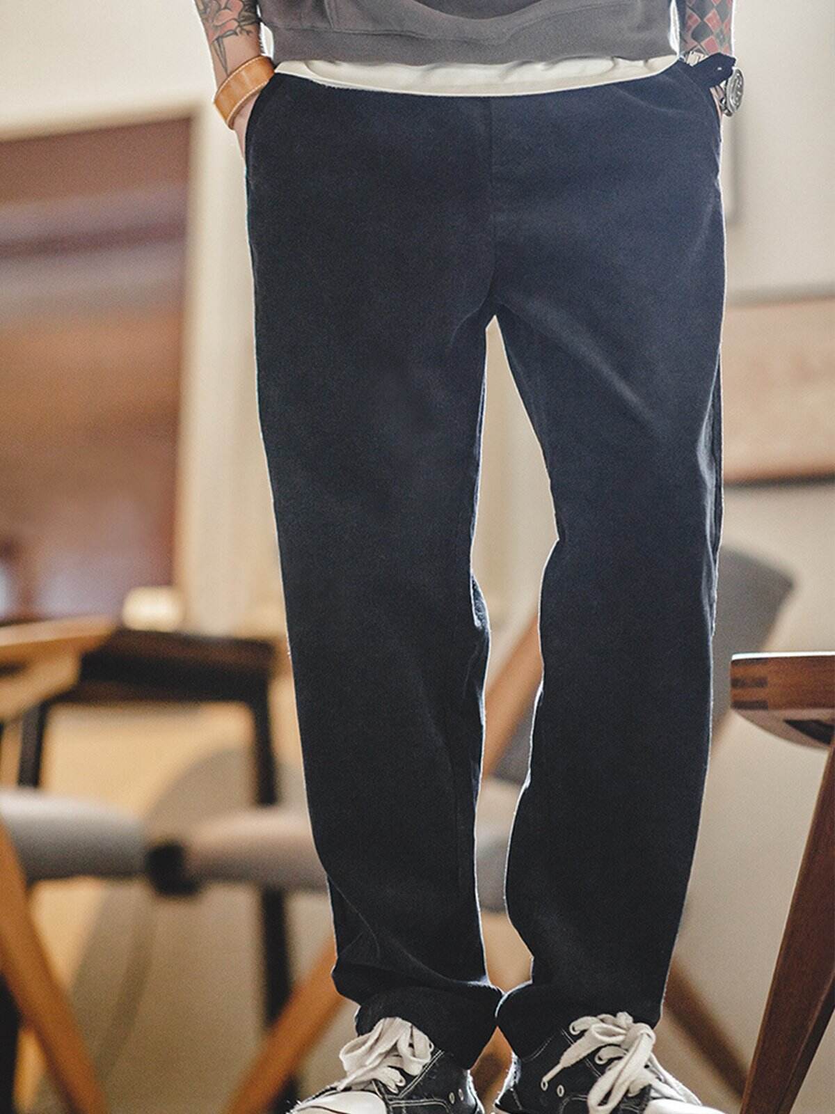 M's Corduroy Relaxed Fit Straight Pants