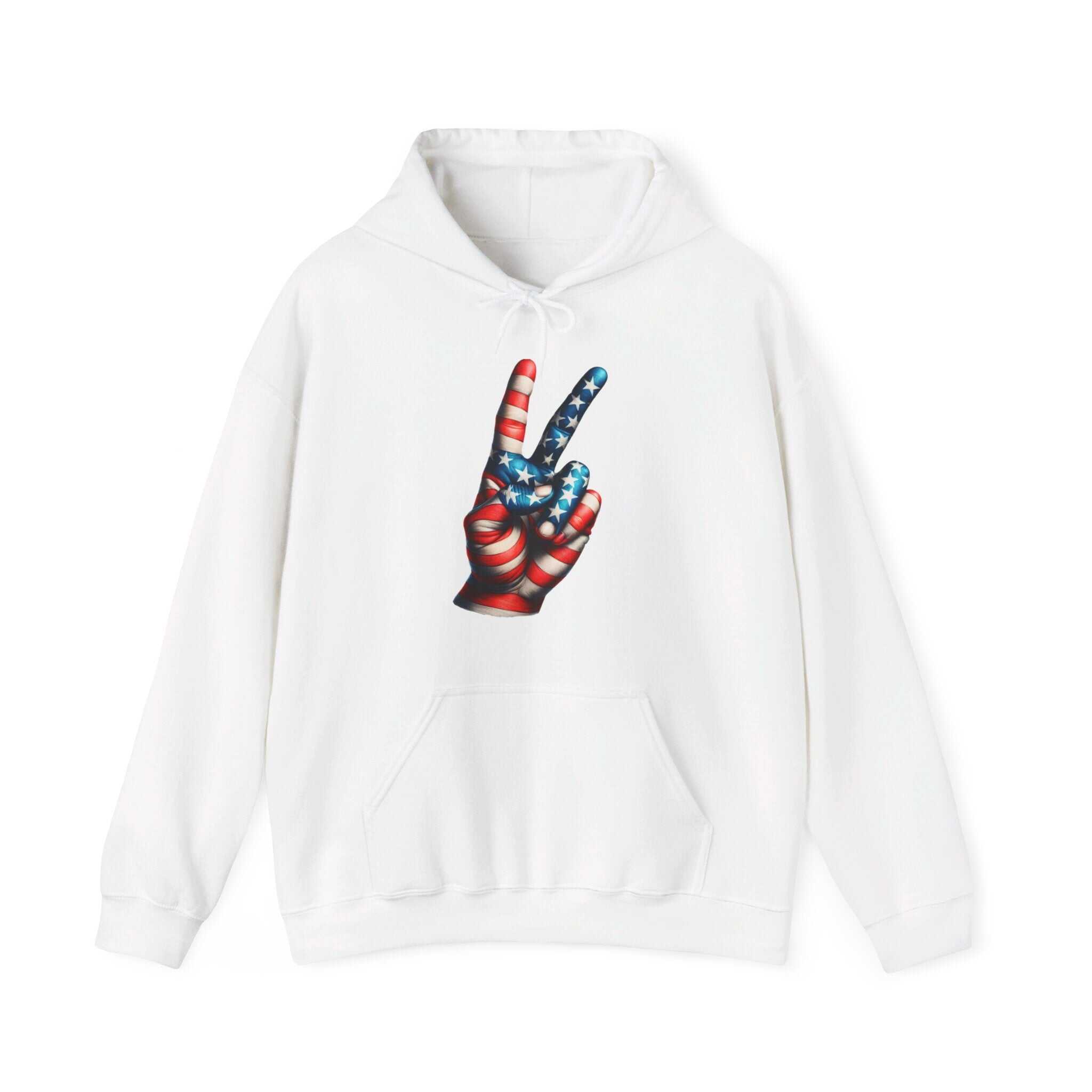 ZCKBDAmerica Peace. Unisex Heavy Blend™ Hooded Sweatshirt