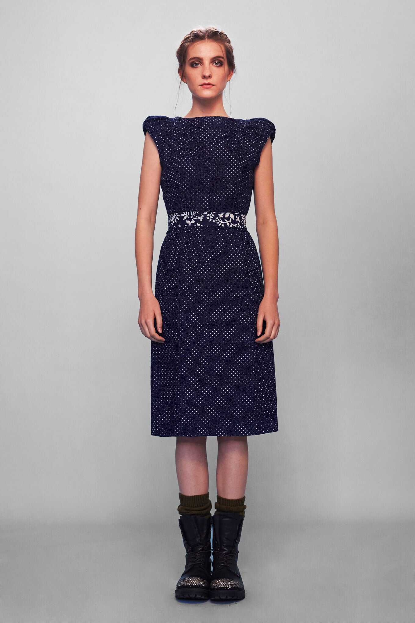 MIRIAM dress - Indigo print