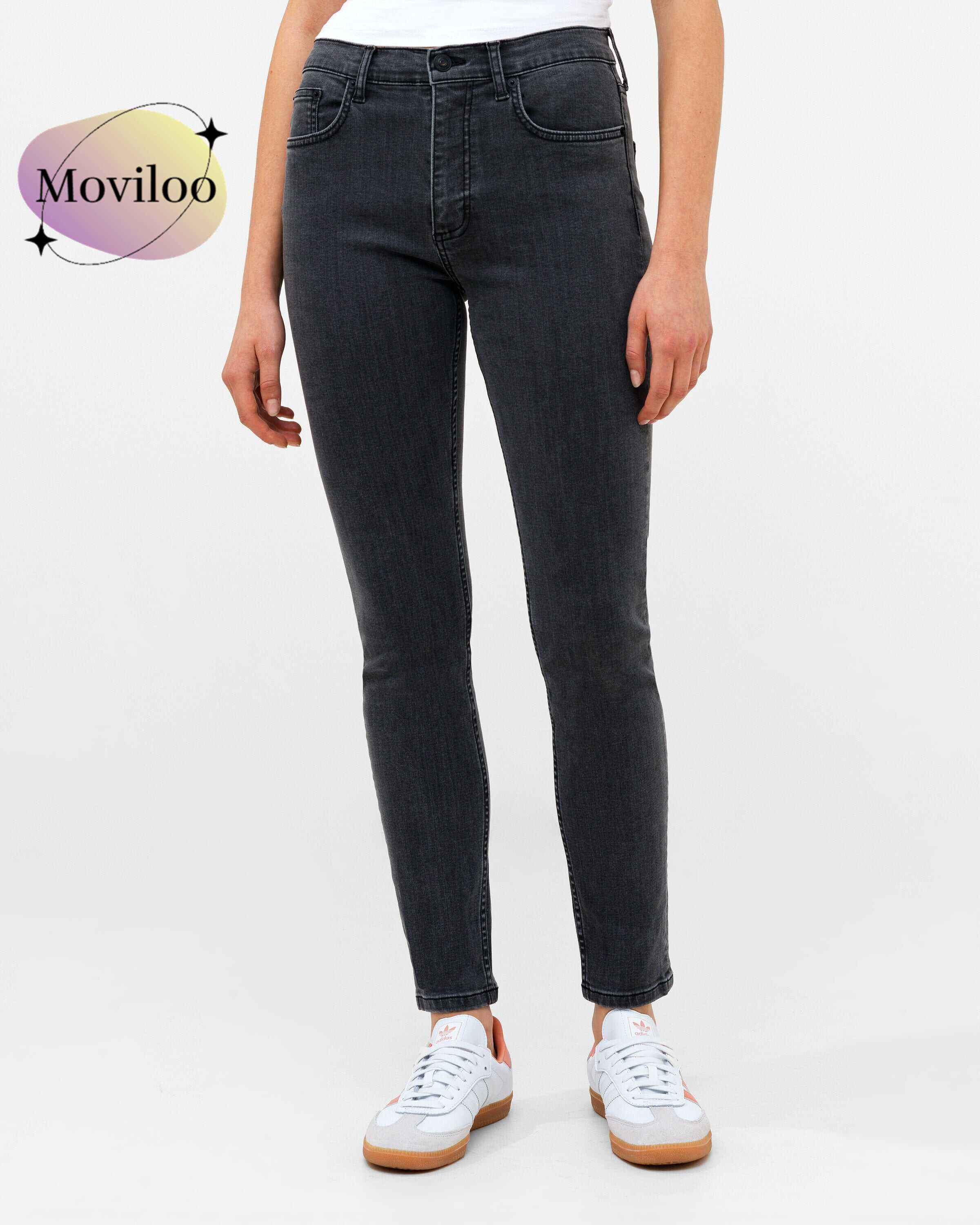Soft Stretch Denim High Rise Skinny Jeans 30 Inch