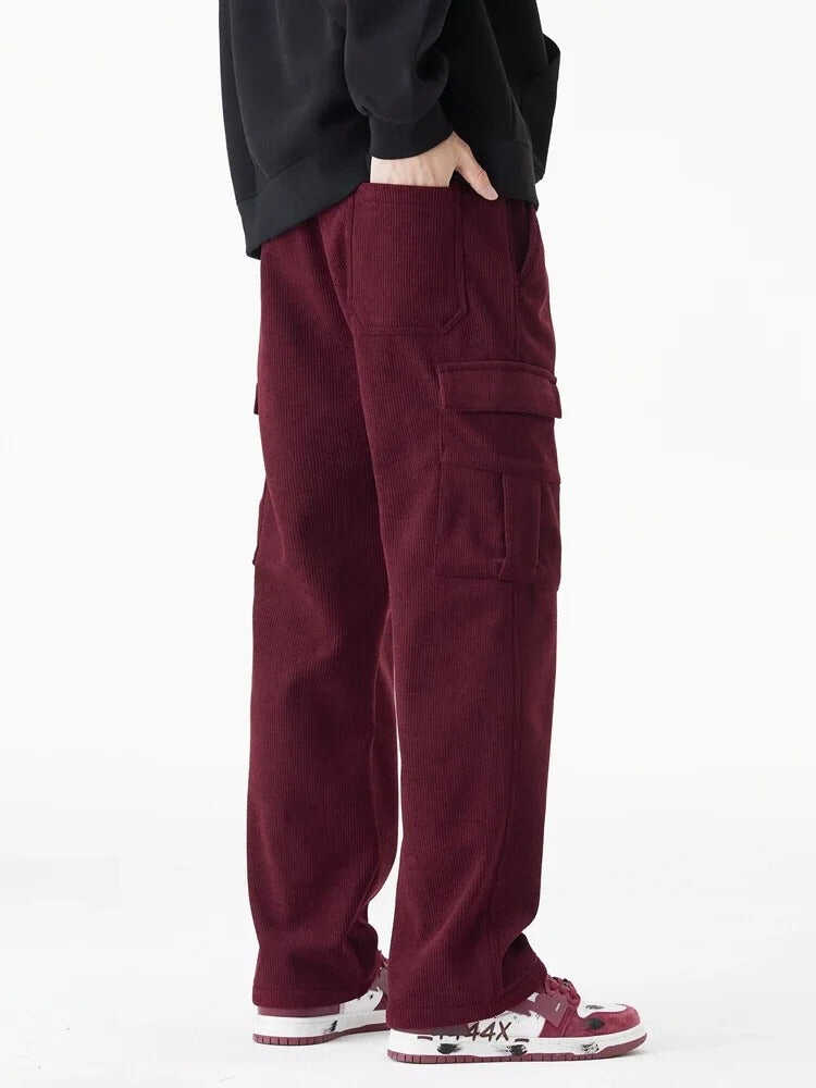 FLEECE LINED CARGO PANTS