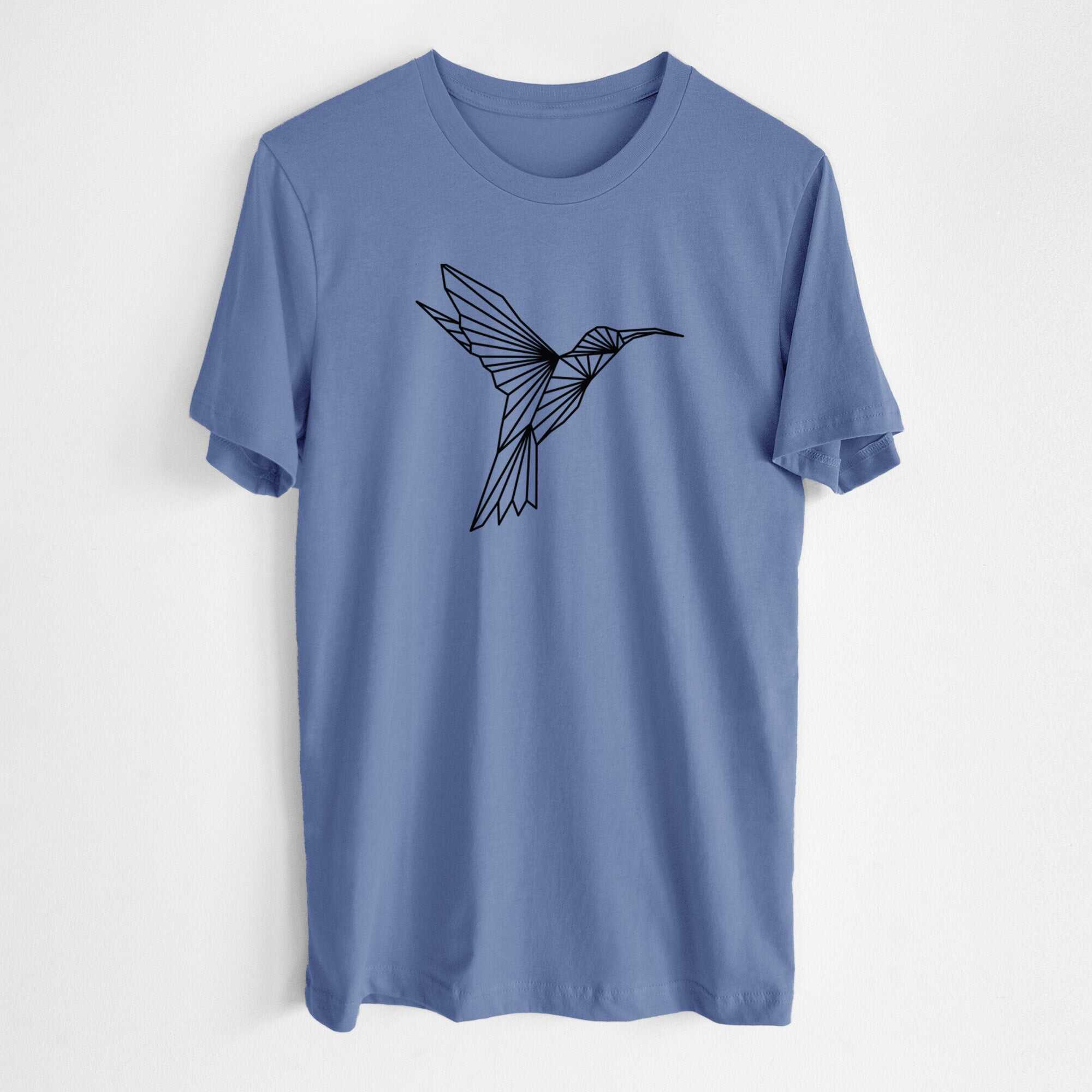 Geometric Hummingbird - Lightweight 100% Cotton Unisex Crewneck