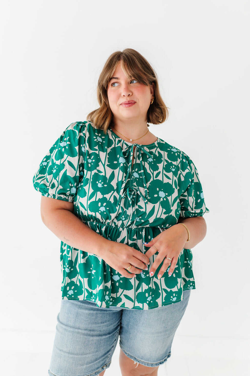 Evana Tie Blouse