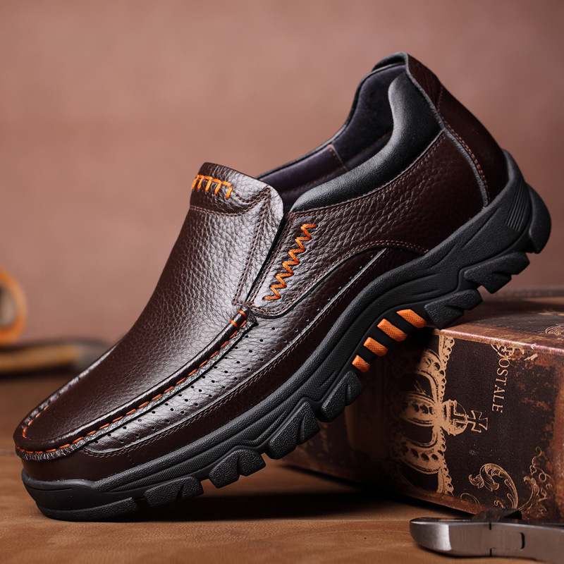 Men's Fashion Waterproof Leather Shoes