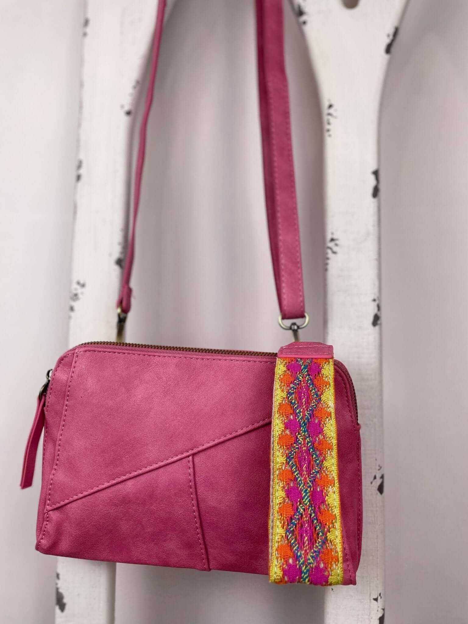 Gigi Crossbody with Woven Wrist Strap