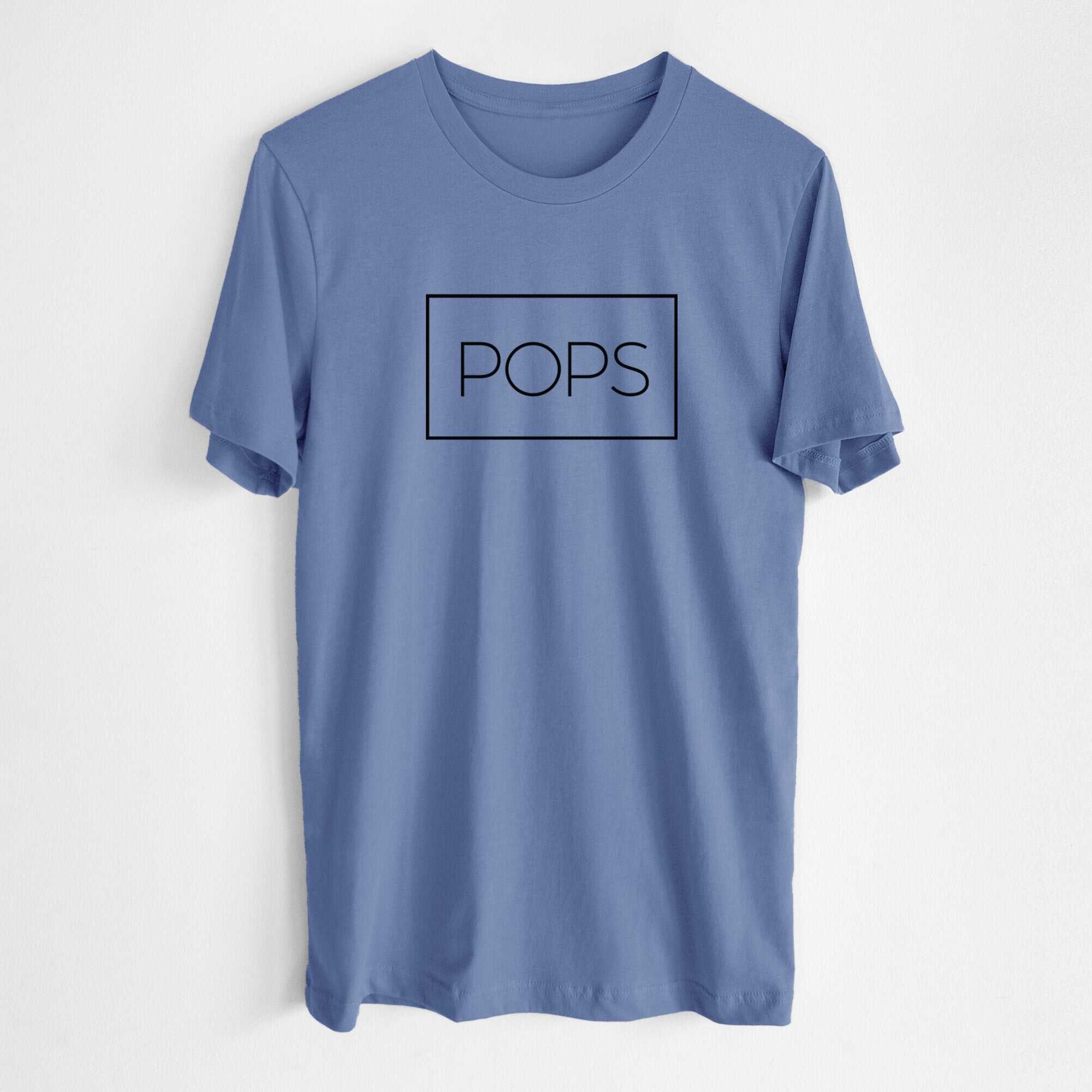 Pops Boxed 1 line - Lightweight 100% Cotton Unisex Crewneck